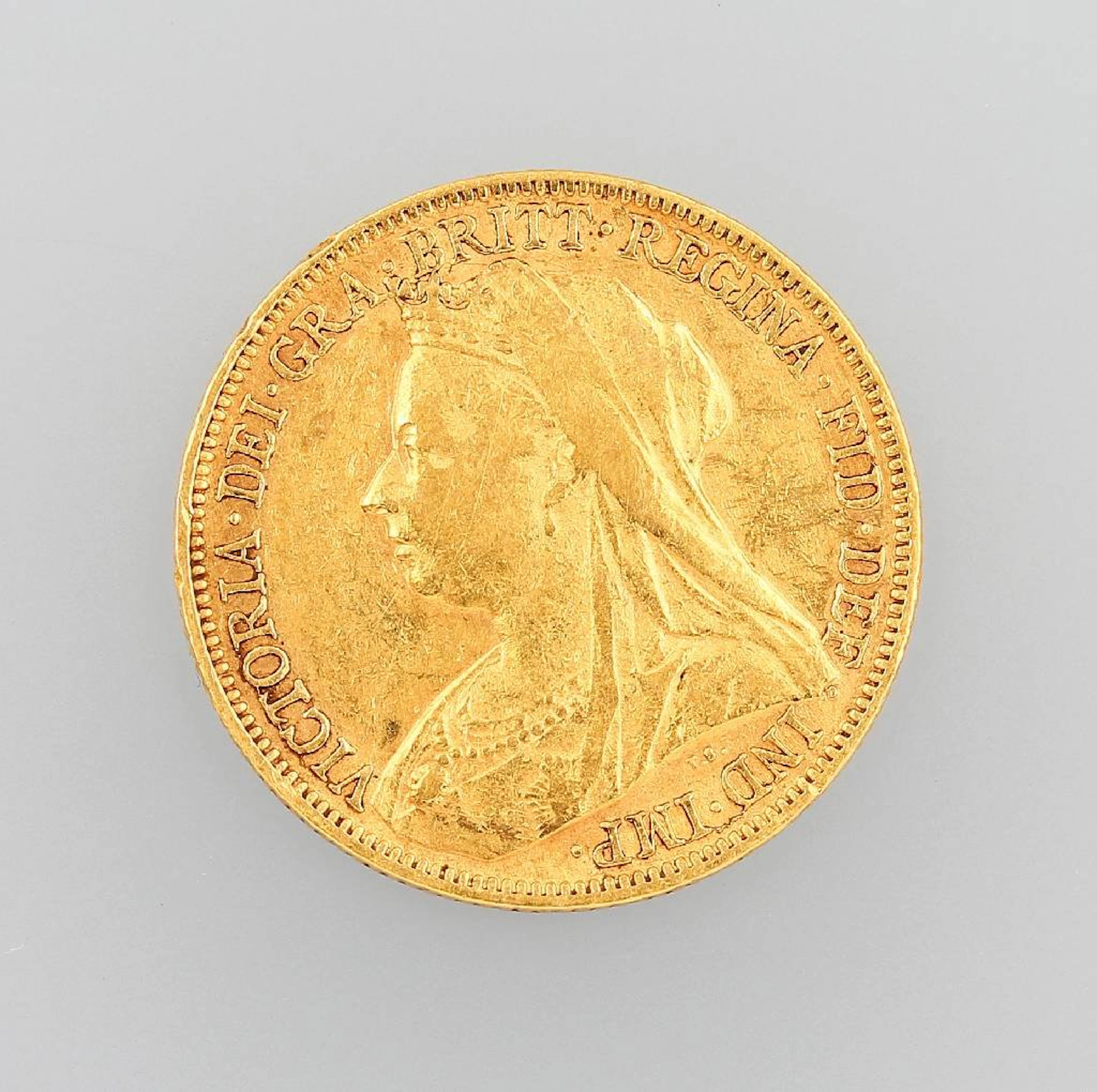 Gold coin, Sovereign, Great Britain, 1899, Victoria