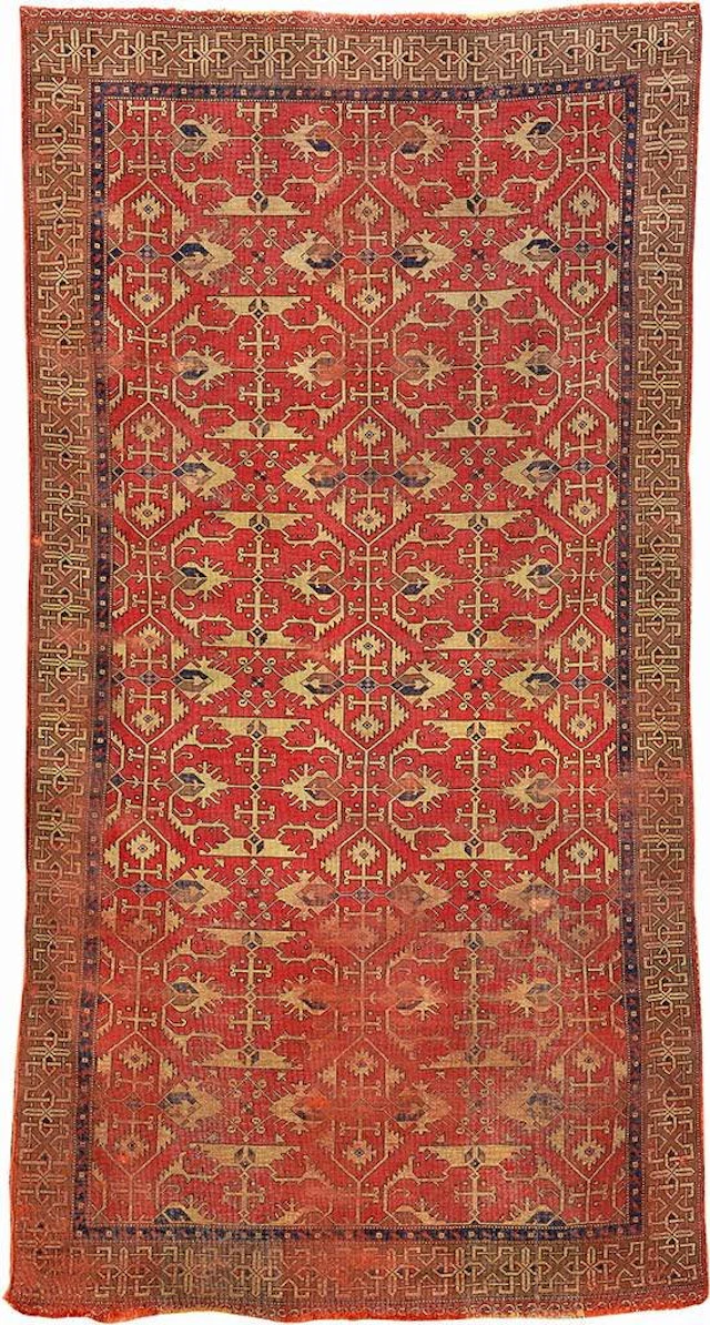 A Important 'Lotto-Holbein' Oushak-Rug