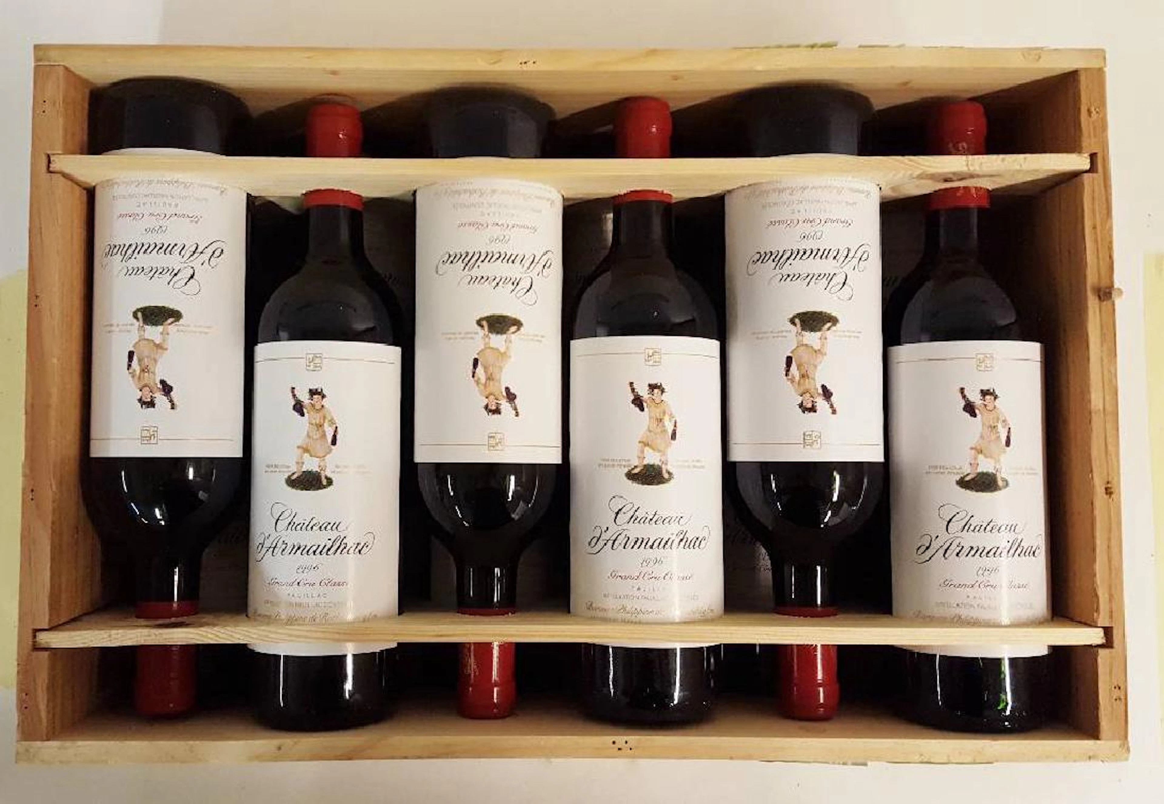 12 bottles of 1996 Chateau d'Armailhac