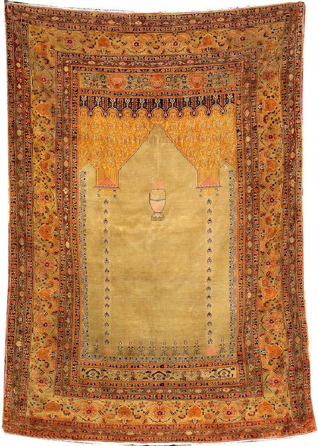 Fine Silk Tabriz 'Hadji-Jalili' Rug