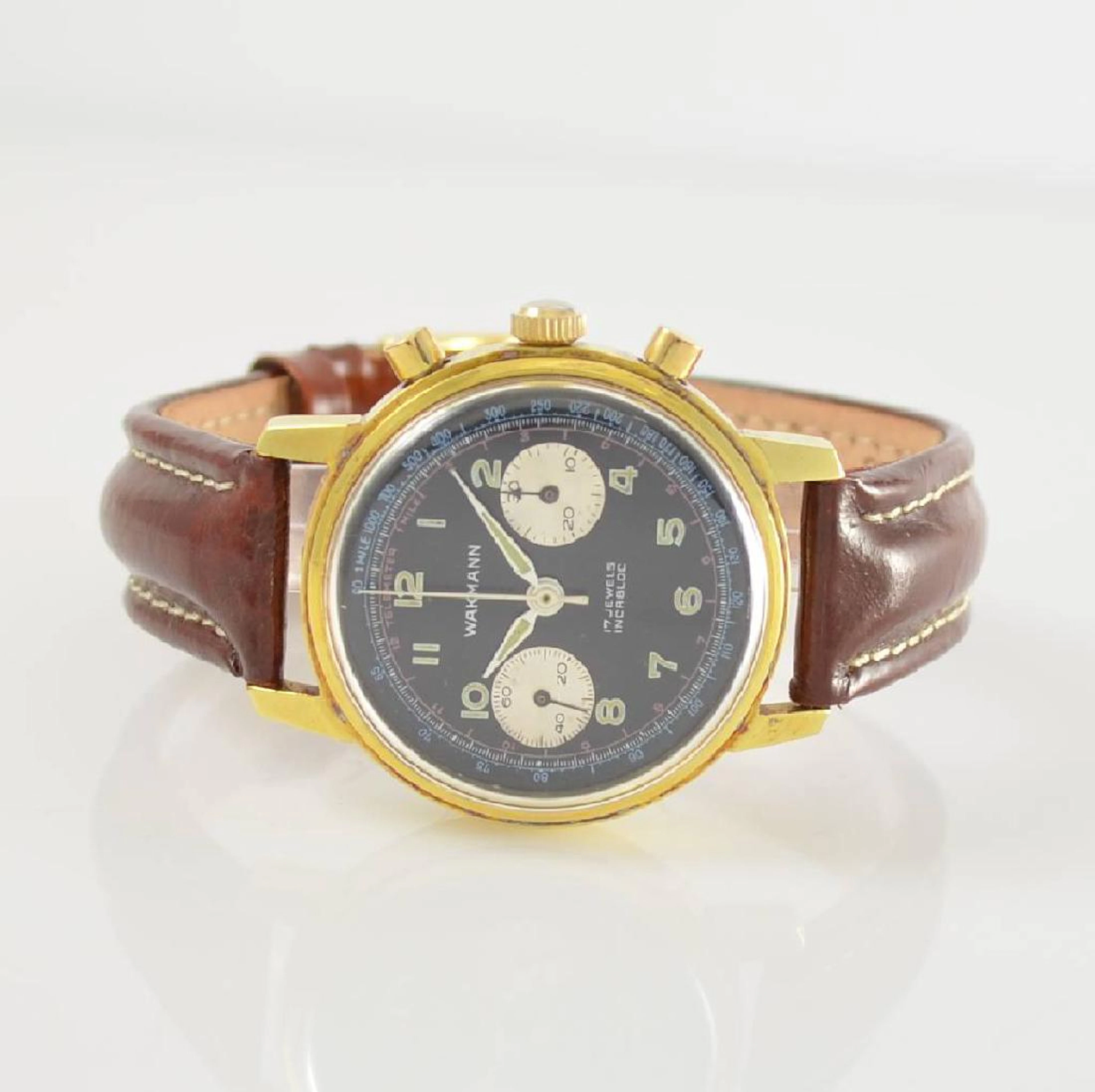WAKMANN manual wound chronograph