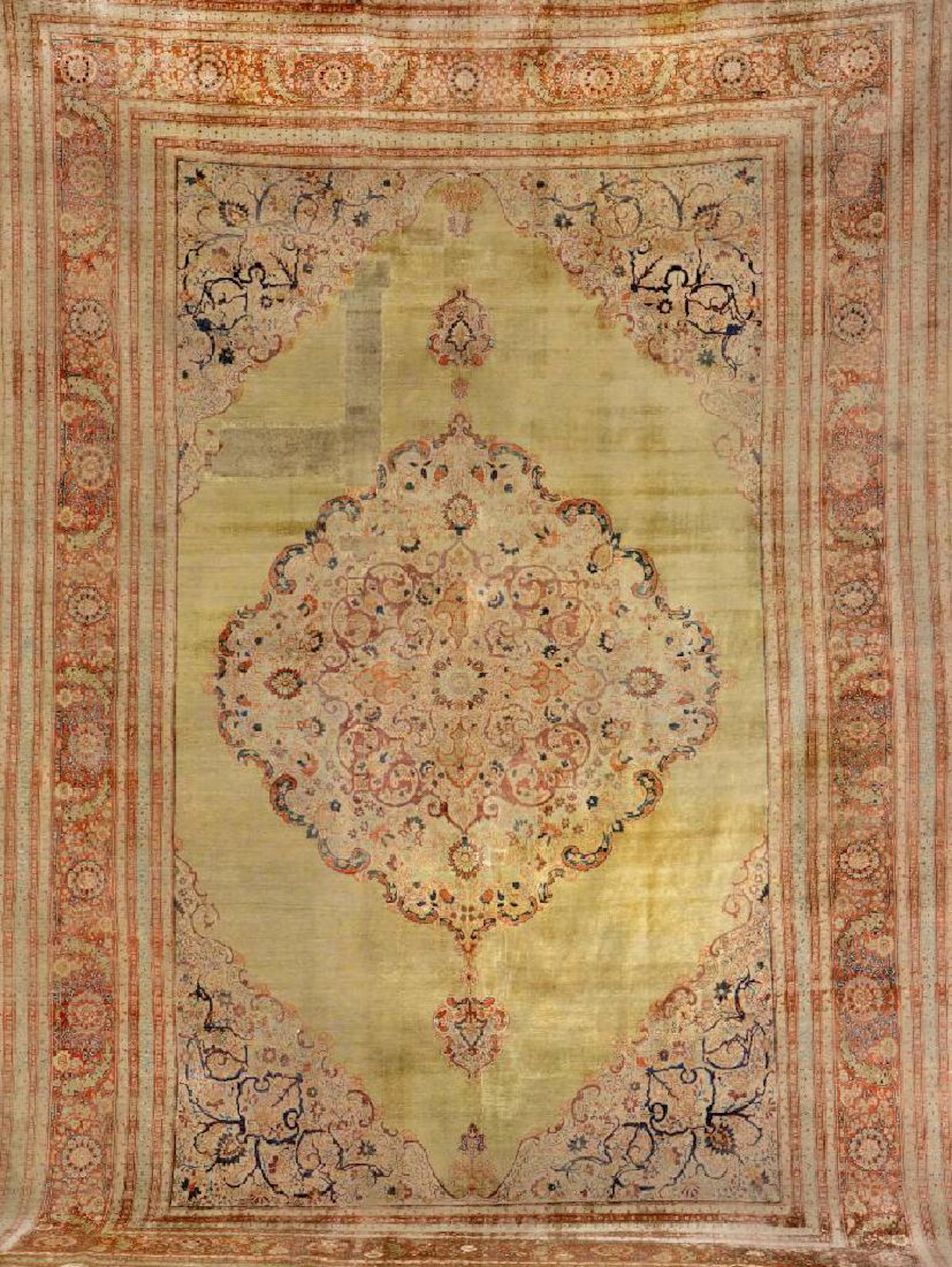 Silk Tabriz 'Hadji-Jalili' Carpet
