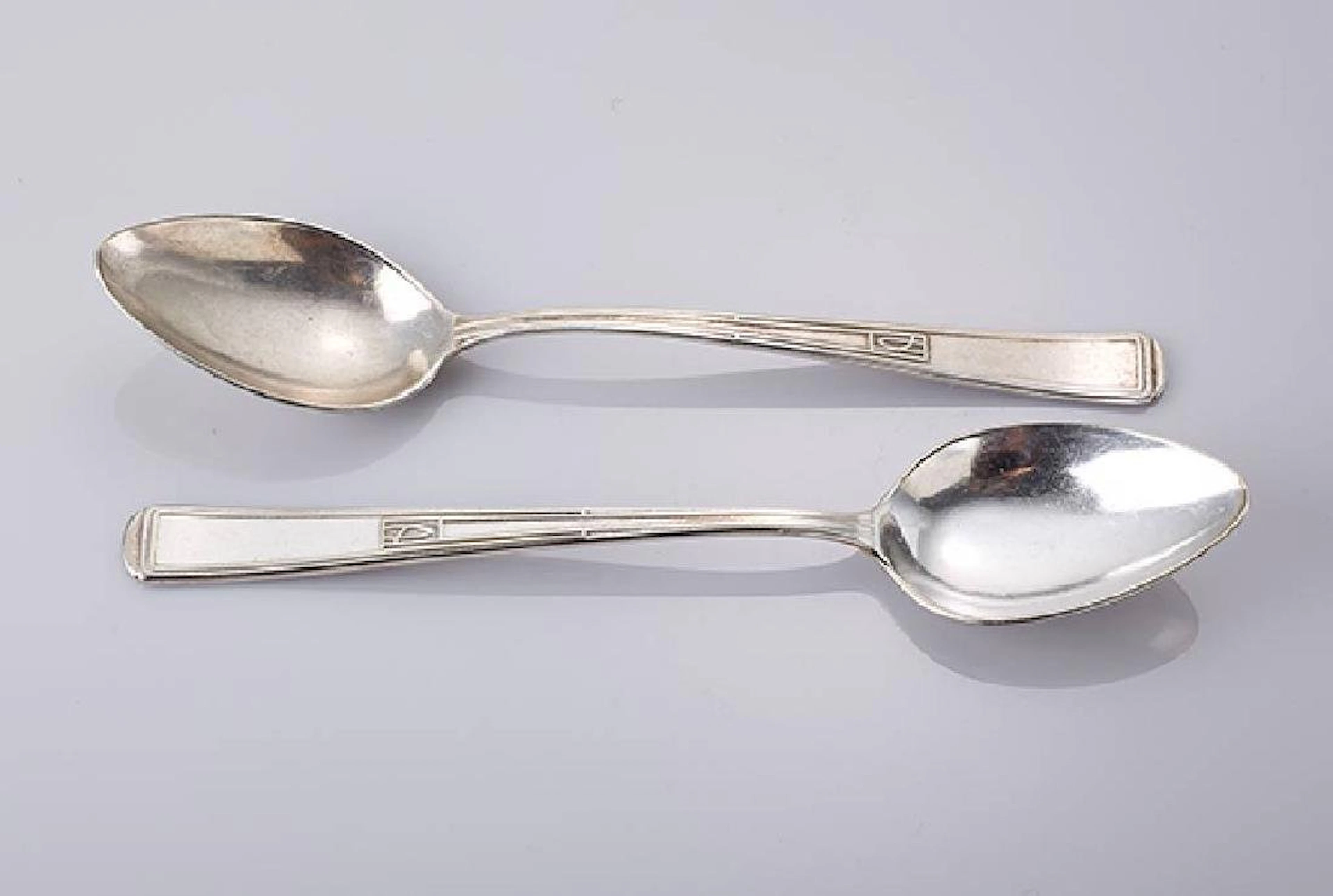 6 tea spoons, Joseph Maria OLBRICH