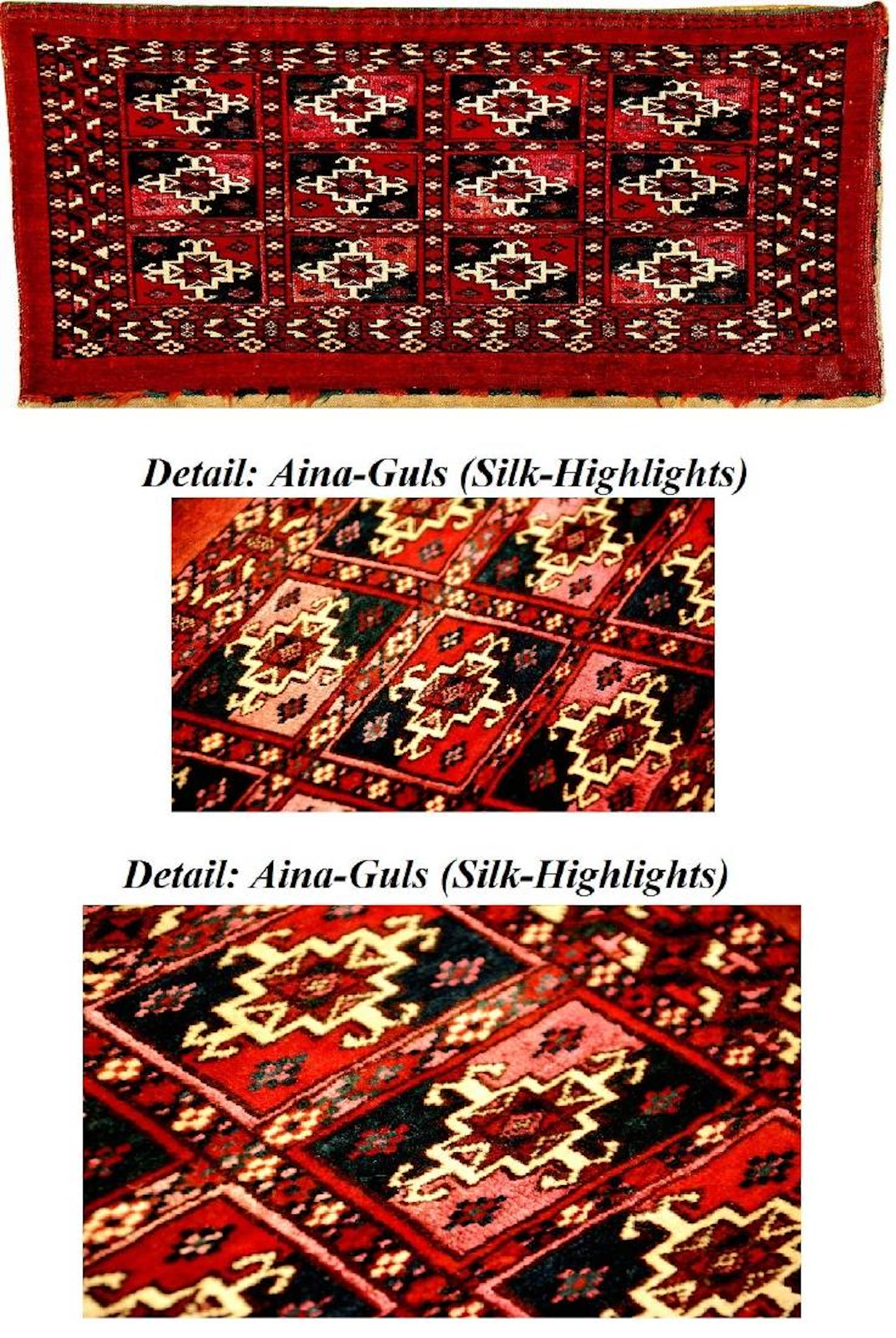 Very Fine 'Part-Silk' Tekke 'Torba' (Ruby-Red Silk)