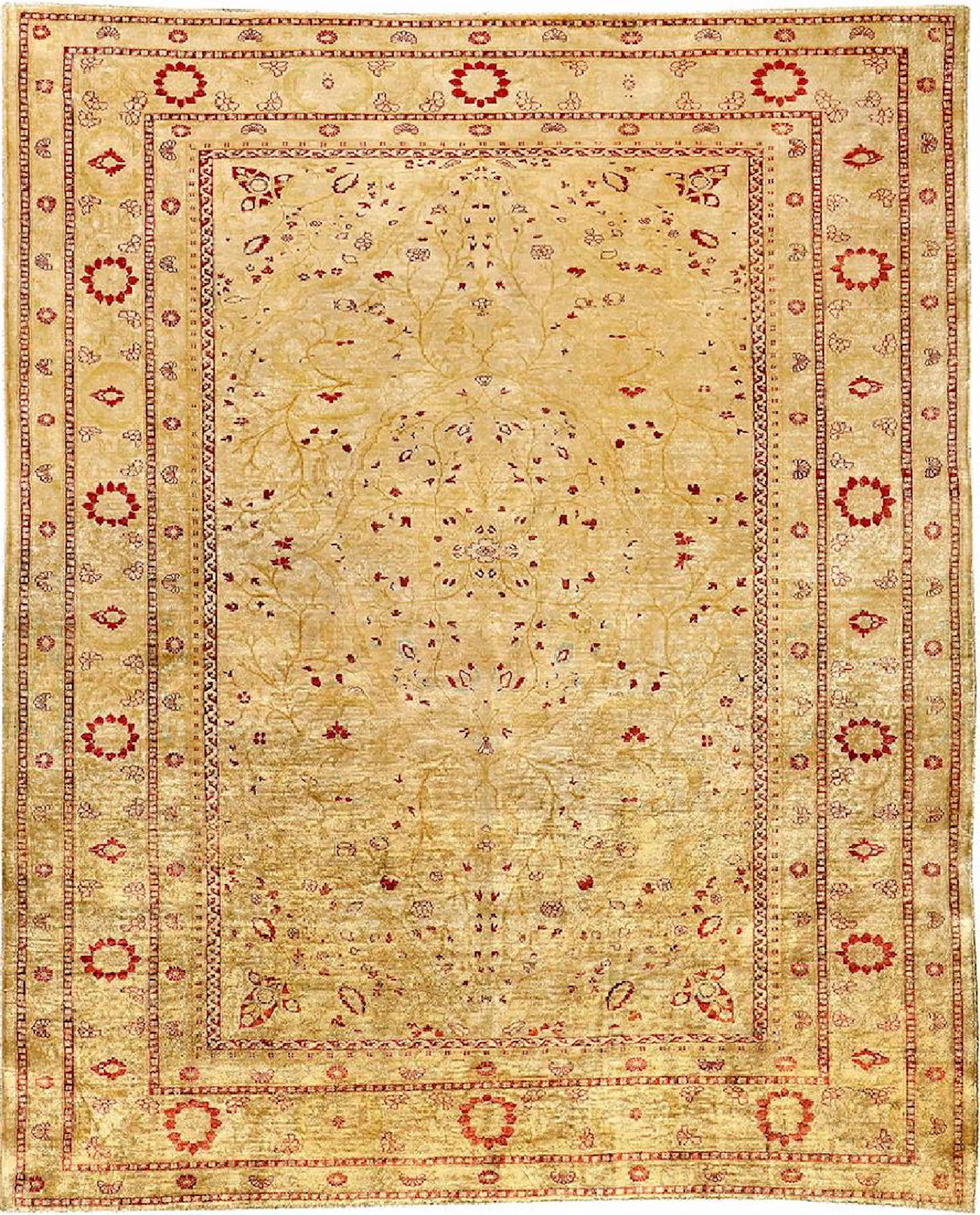 Fine Silk Tabriz 'Hadji-Jalili' Rug