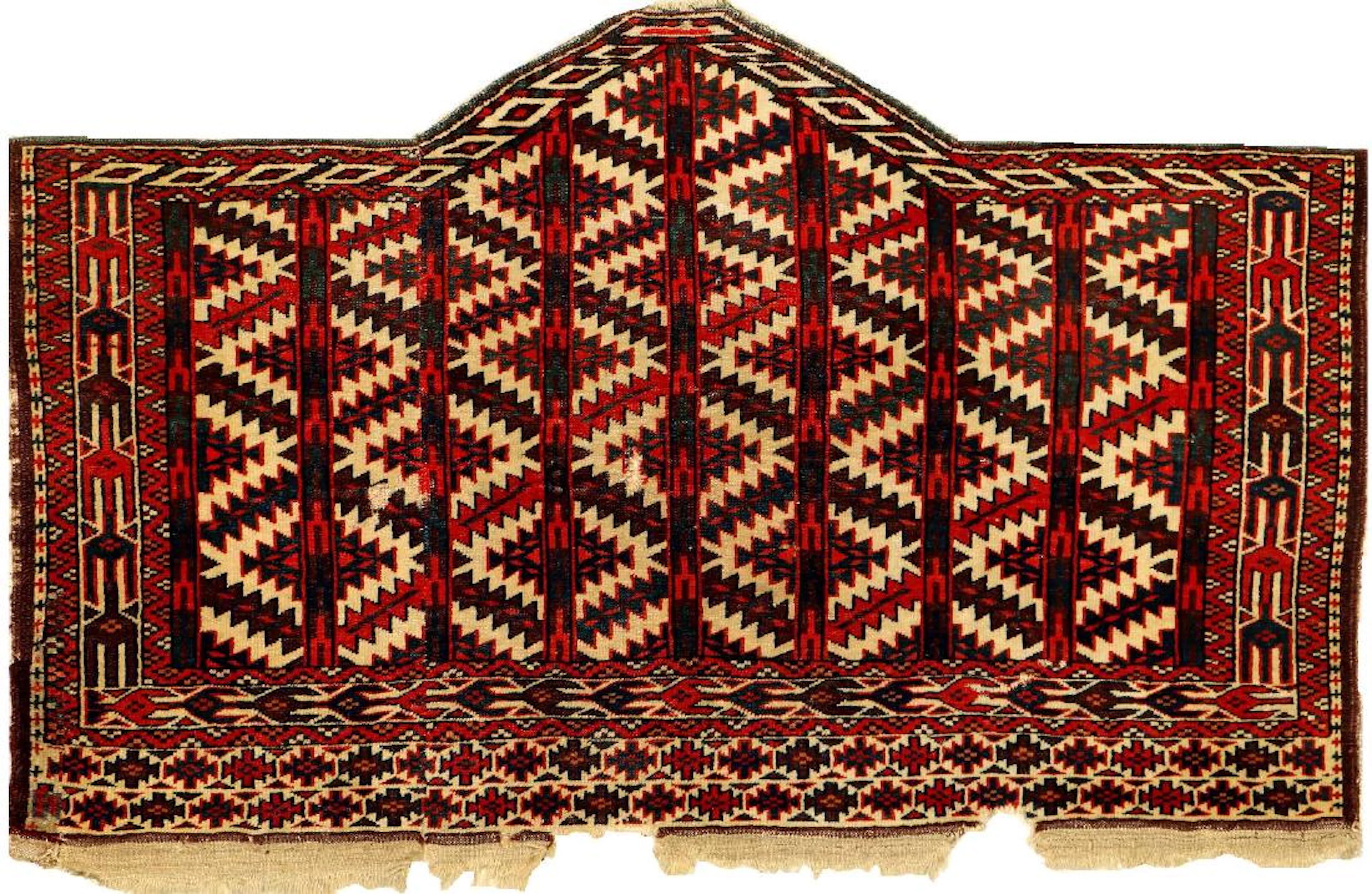 Rare Fine Yomut 'Asmalyk' (Heptagonal-Type)