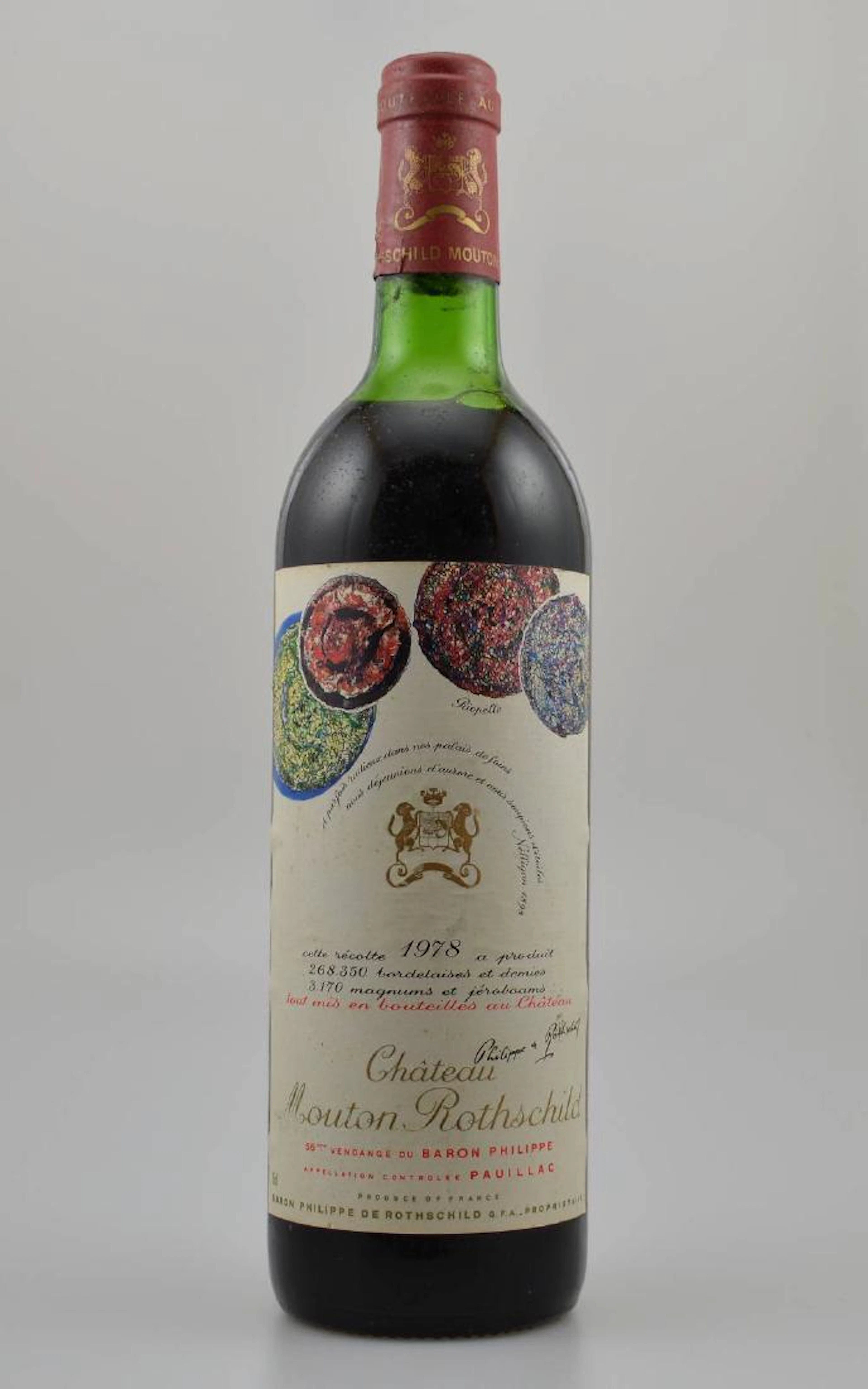 1 bottle 1978 Mouton Rothschild