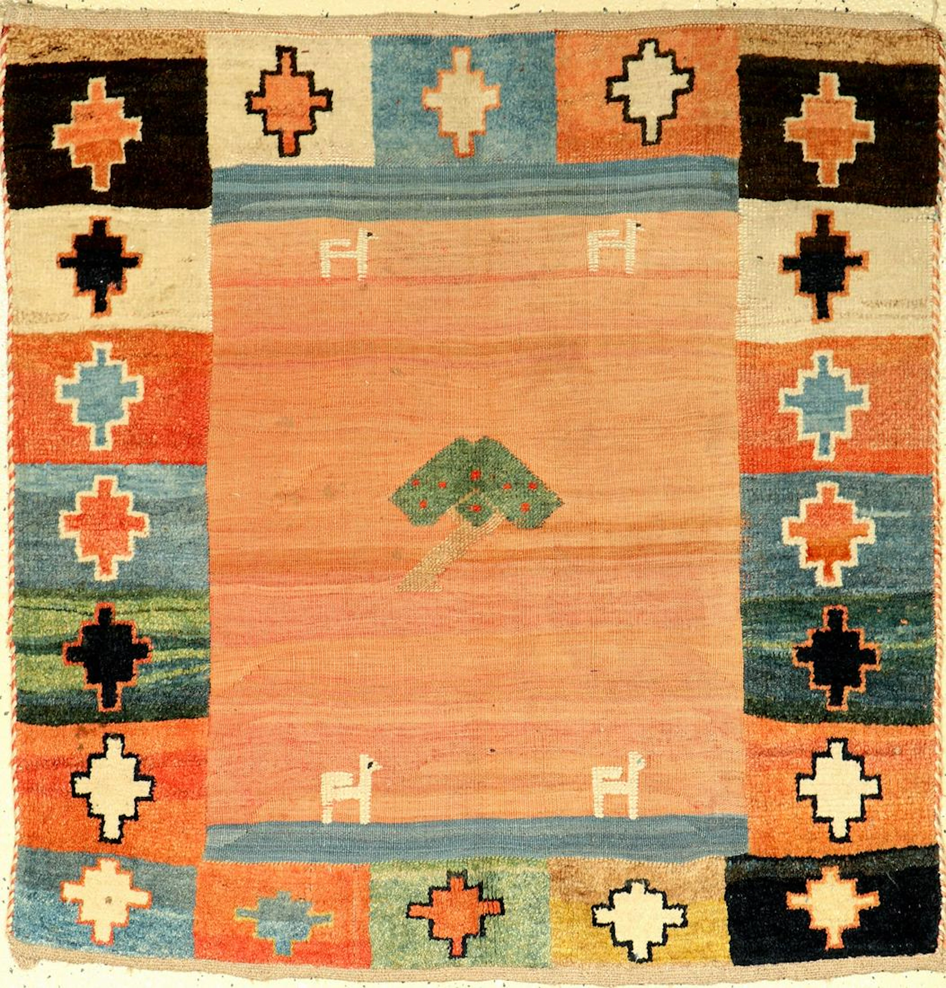 Gabbeh 'Sofreh' Rug,