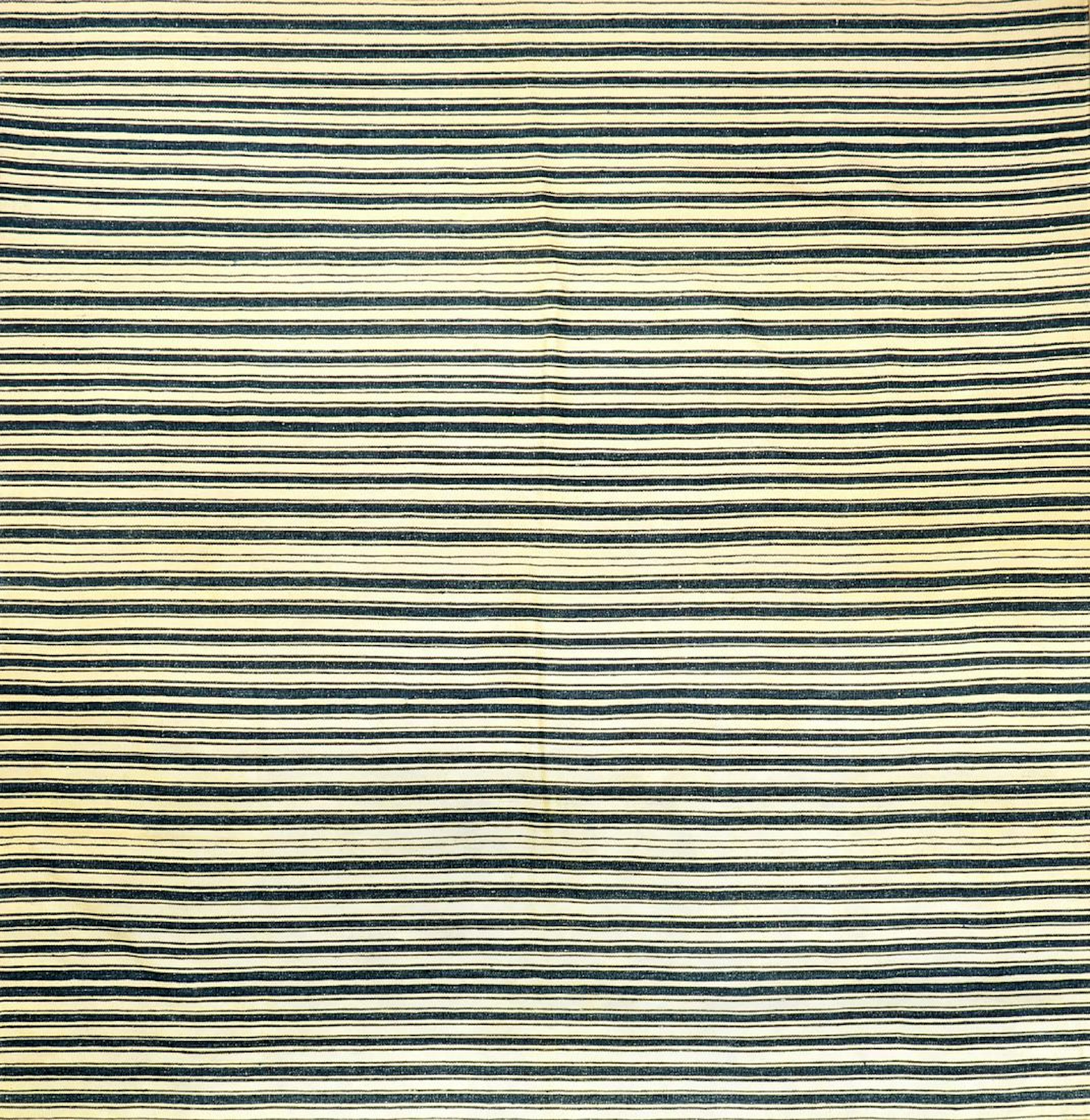 Striped Qashqai Cotton-Djajim 'Flatweave',