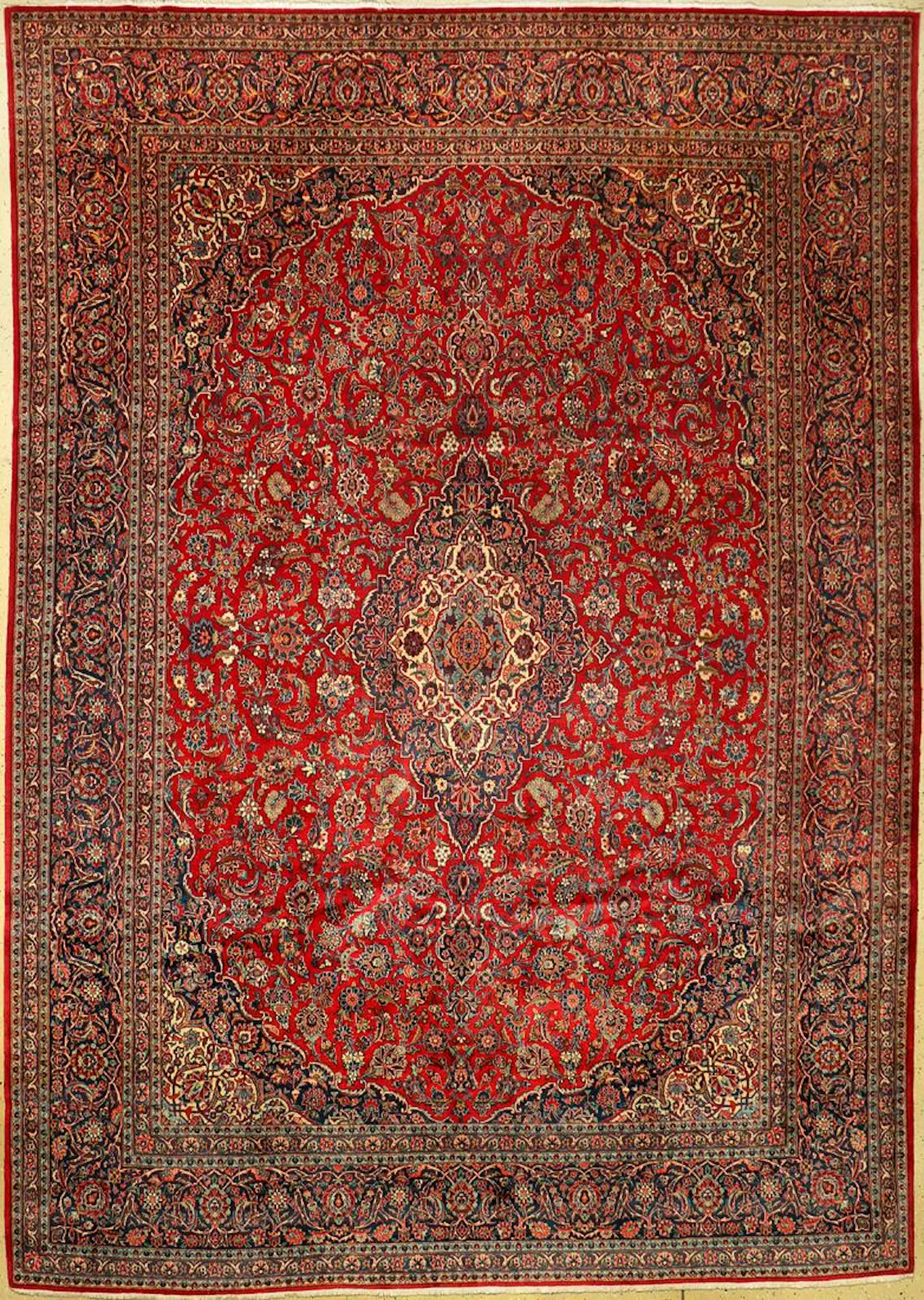 Fine Kashan Carpet,