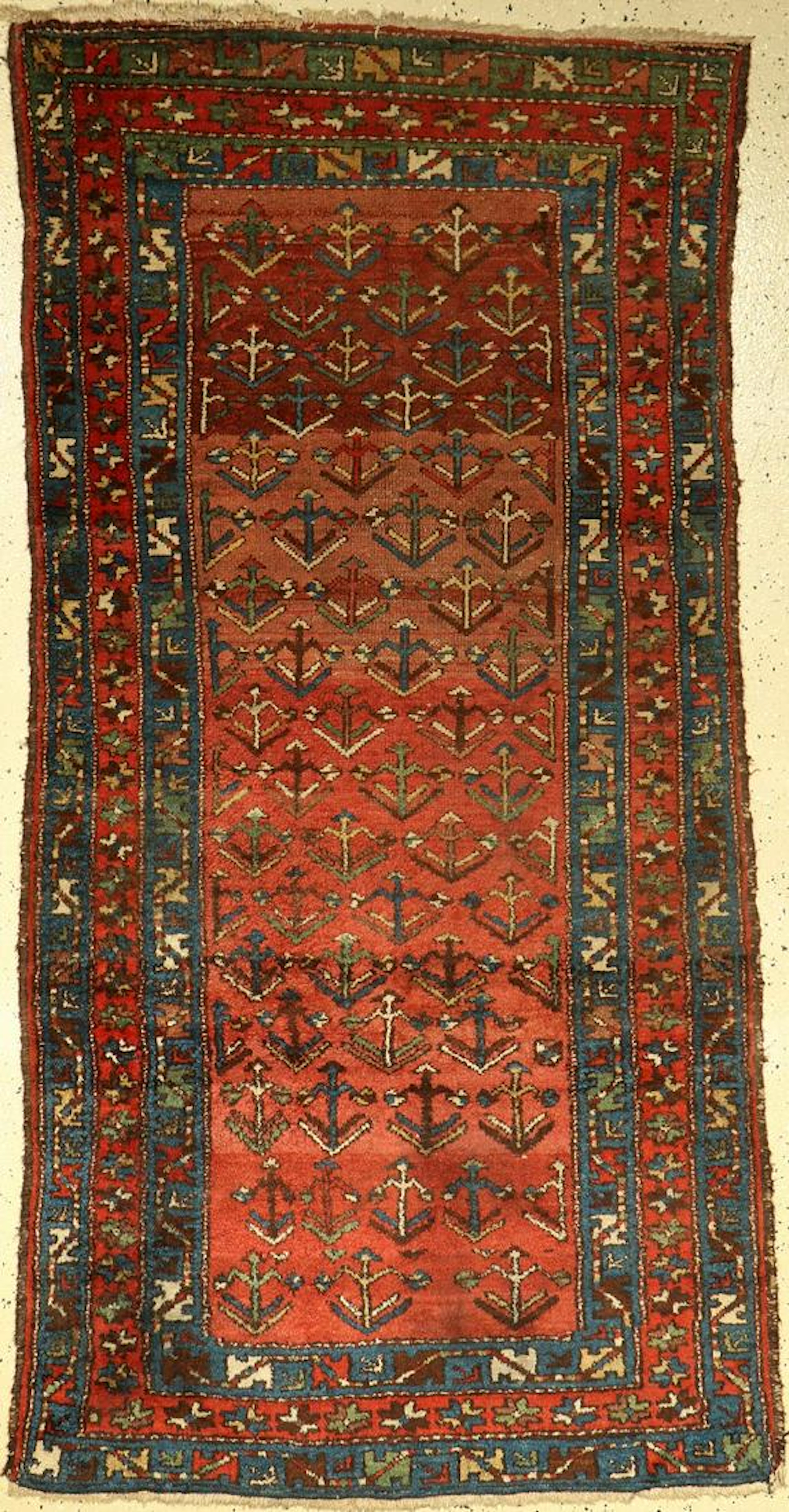Hamadan 'Baumteppich' old, Persia, around 1930, wool
