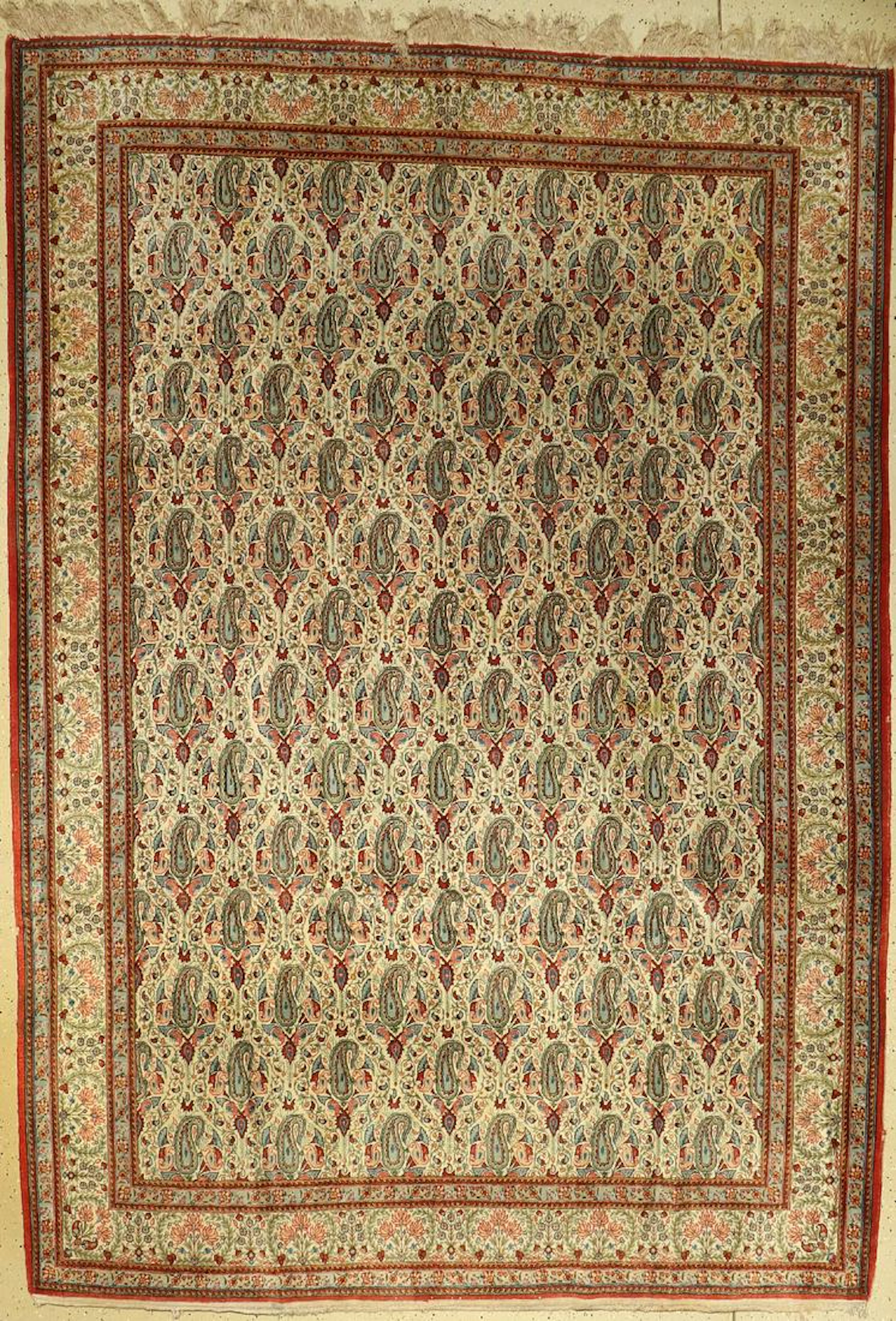 Ghom old, Persia, approx. 50 years, wool on cotton