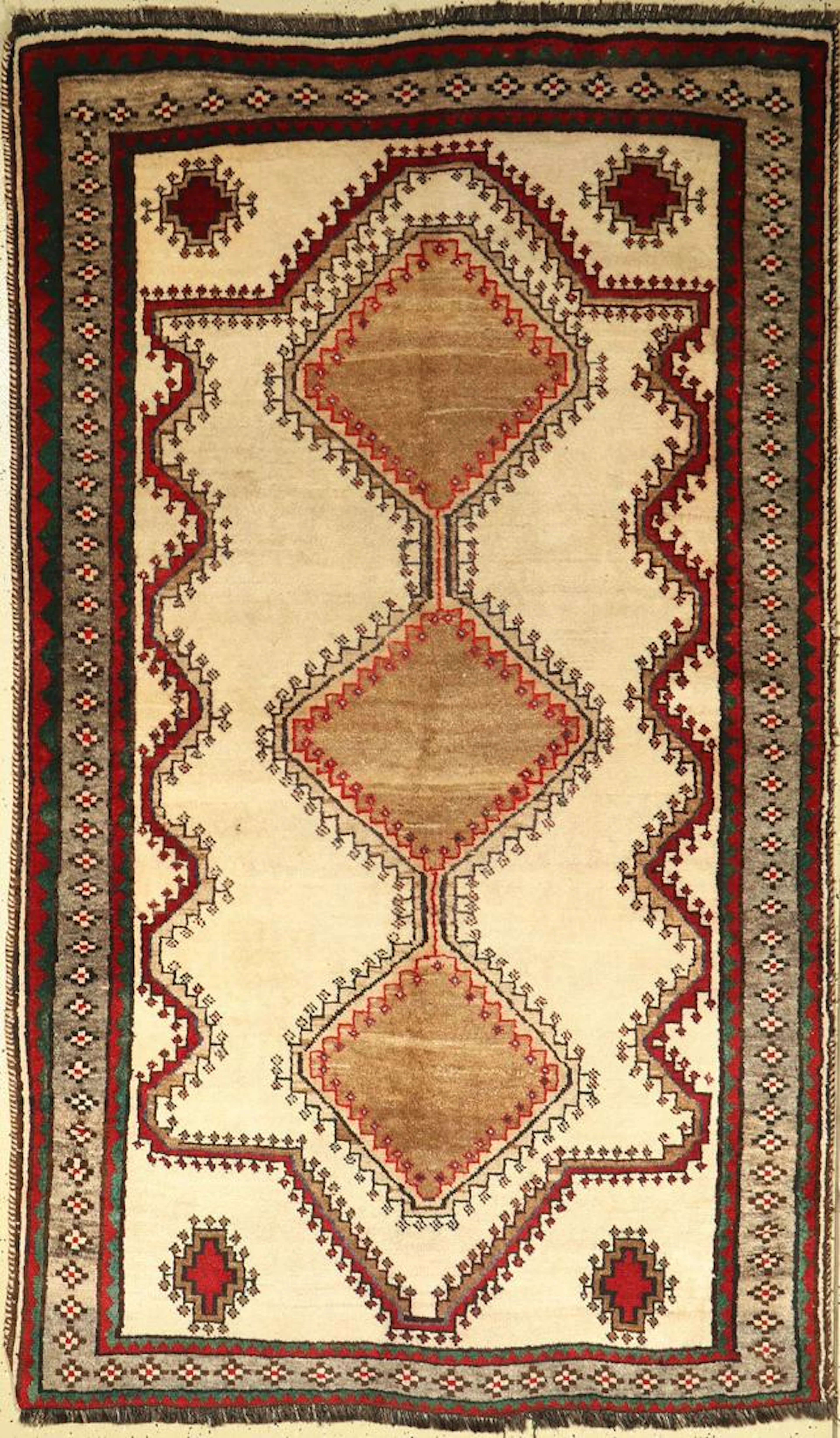 Gabbeh, Persia, approx. 50 years, wool on goathair