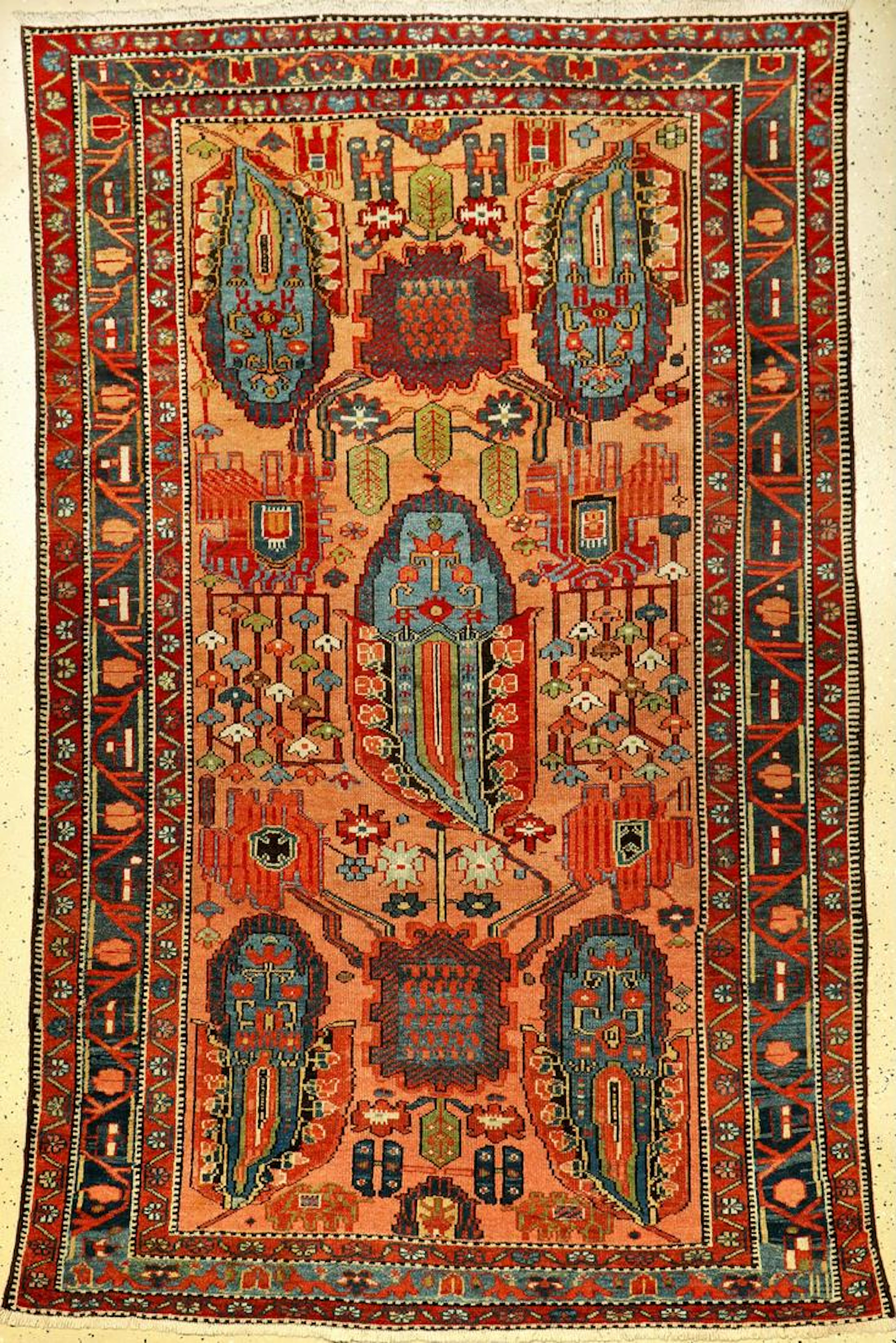 Bakhtiari Rug (Mother-Daughter Boteh),