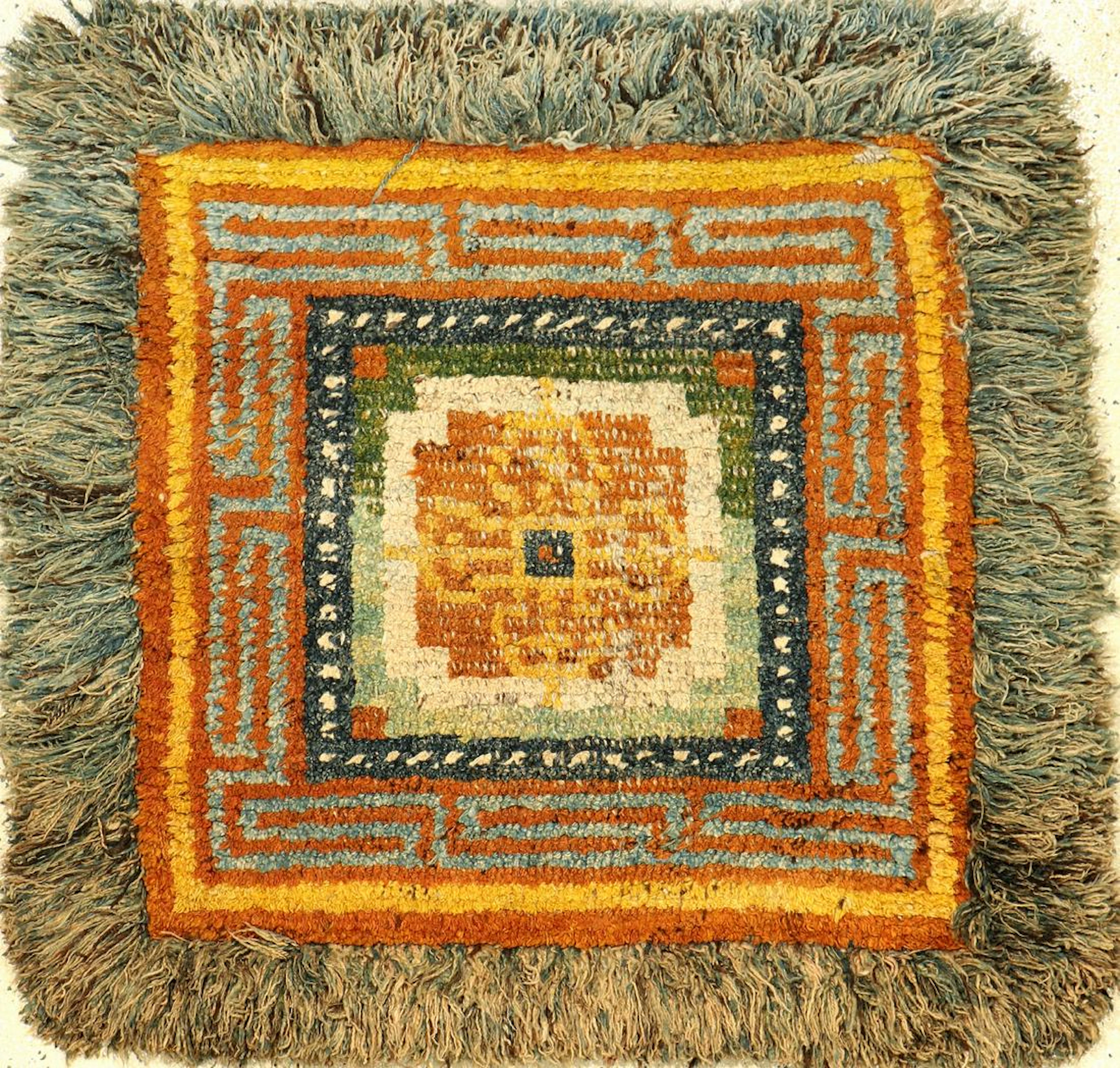 Tibetan Wangden Drumtze 'Meditation-Rug' (Lotus),