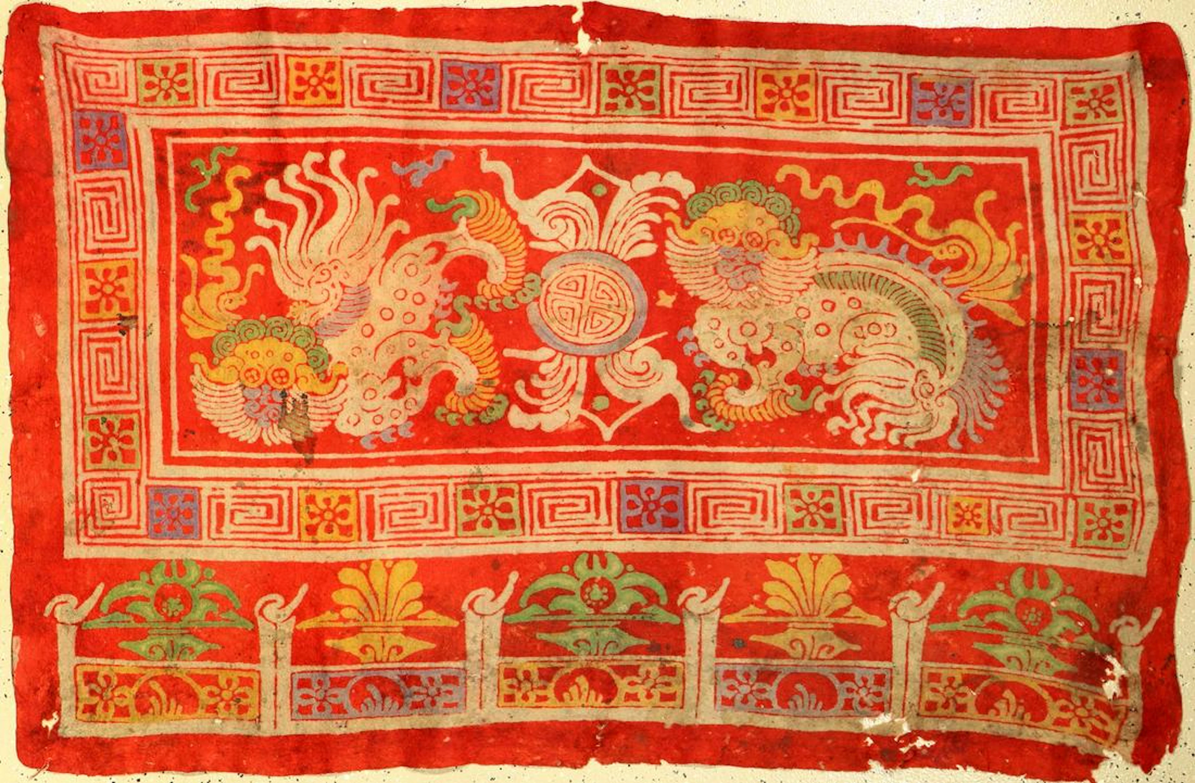 Antique felt, Tibet ,East Turkestan, 19th century