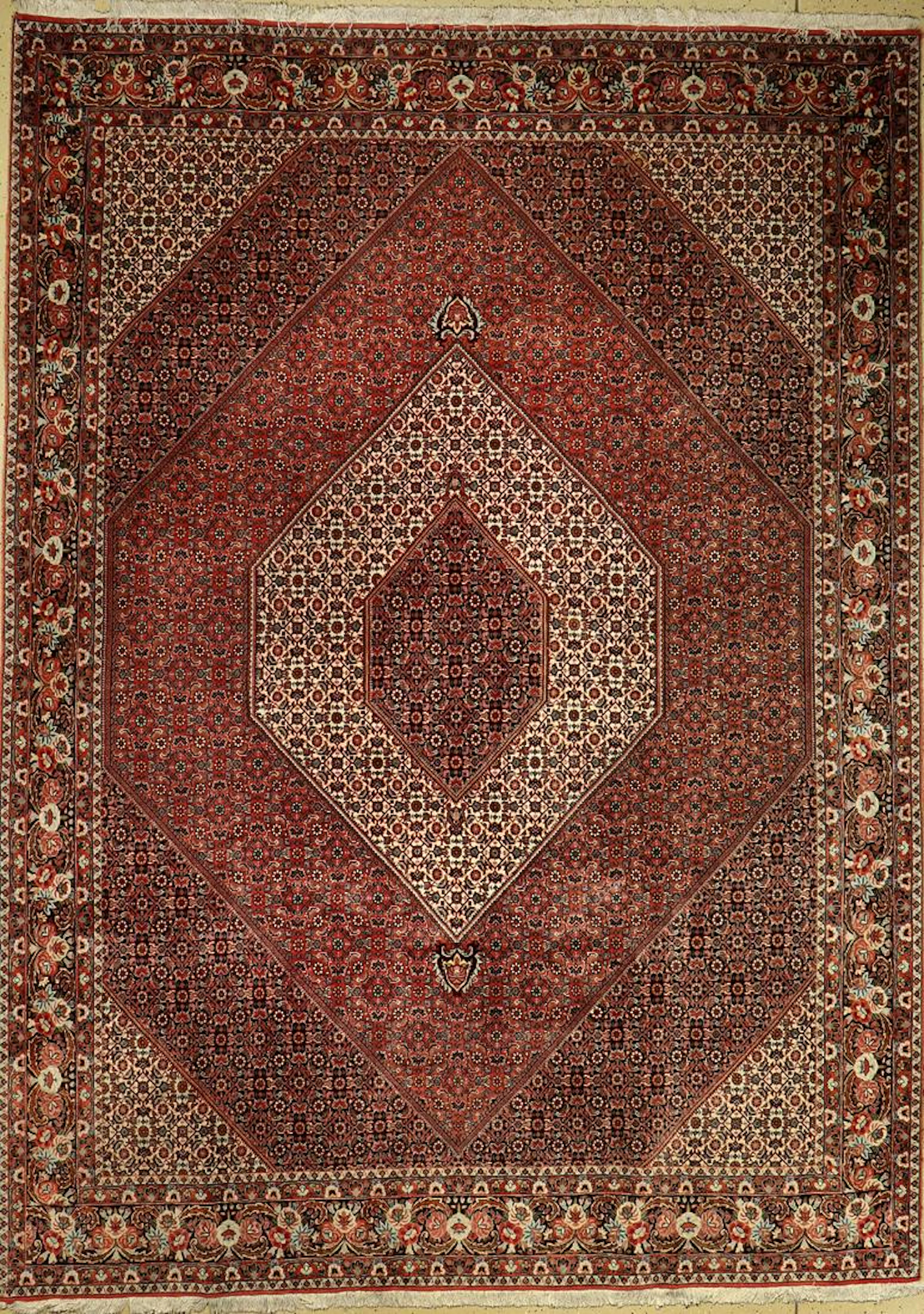 Bidjar carpet fine, Persia, approx. 30 years, cork wool