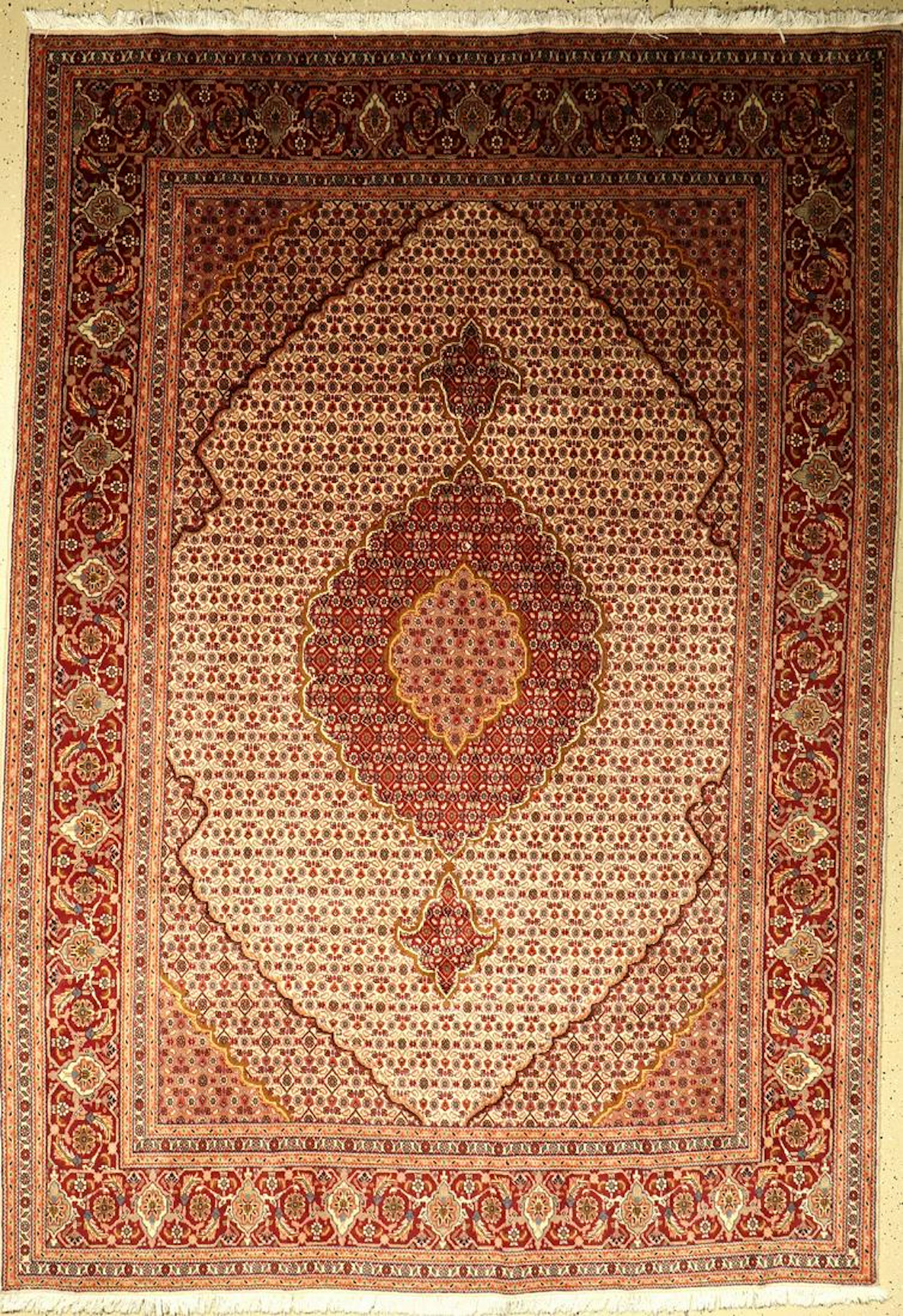 Tabriz Carpet, Persia, approx. 40 years, wool on cotton
