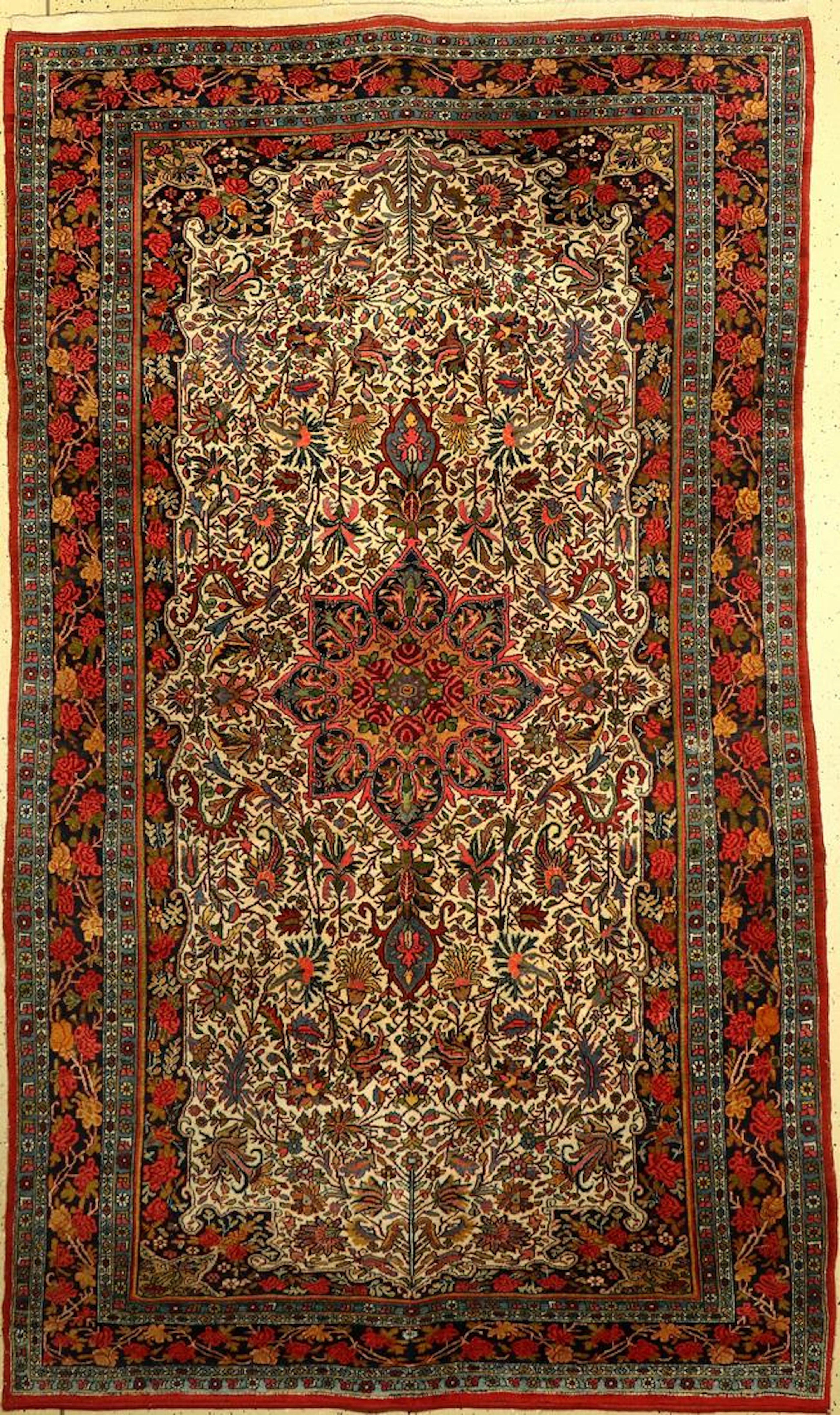 Rosen Bidjar old Carpet, Persia, approx. 70 years, wool