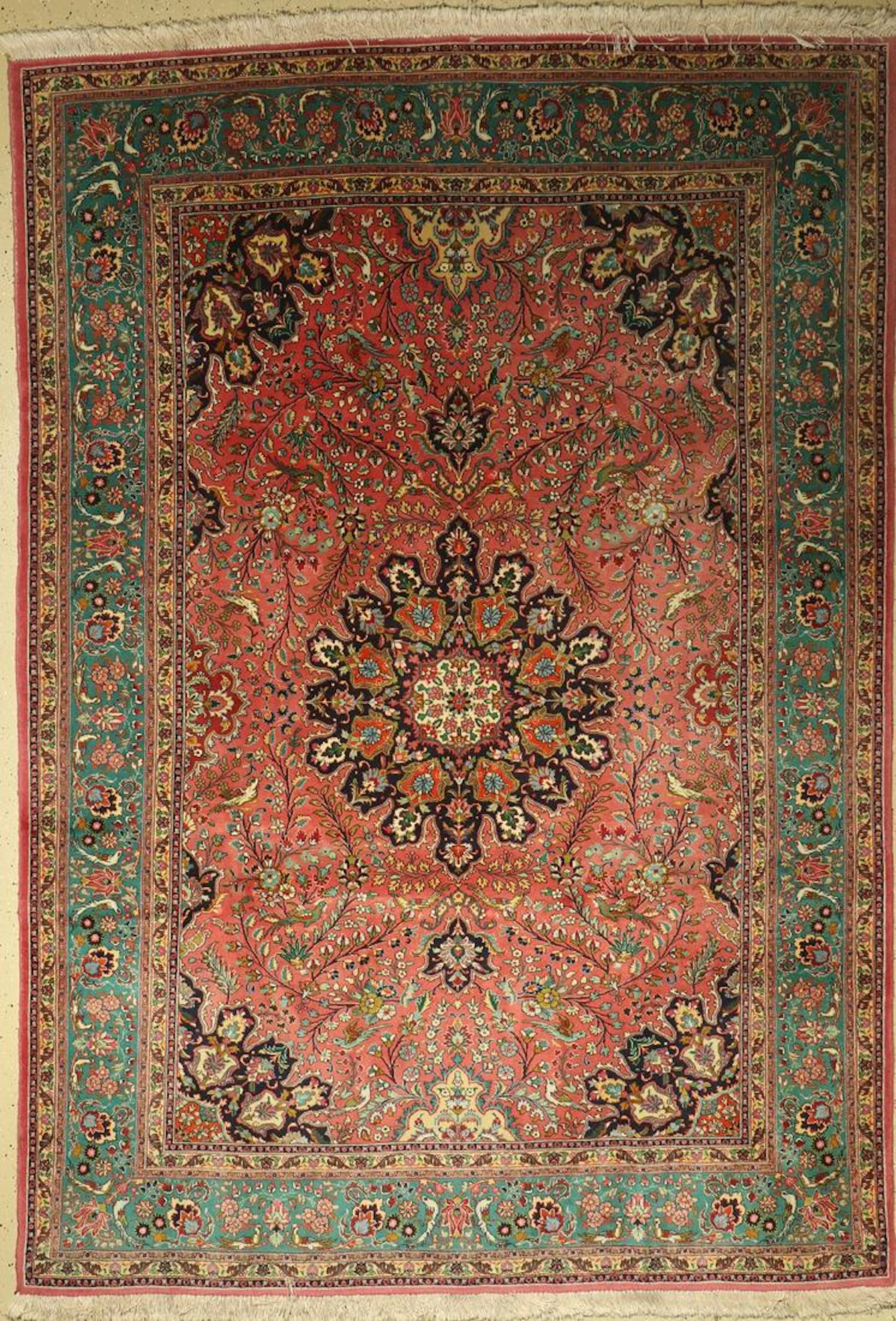 Tabriz fine Carpet, Persia, approx. 50 years, wool