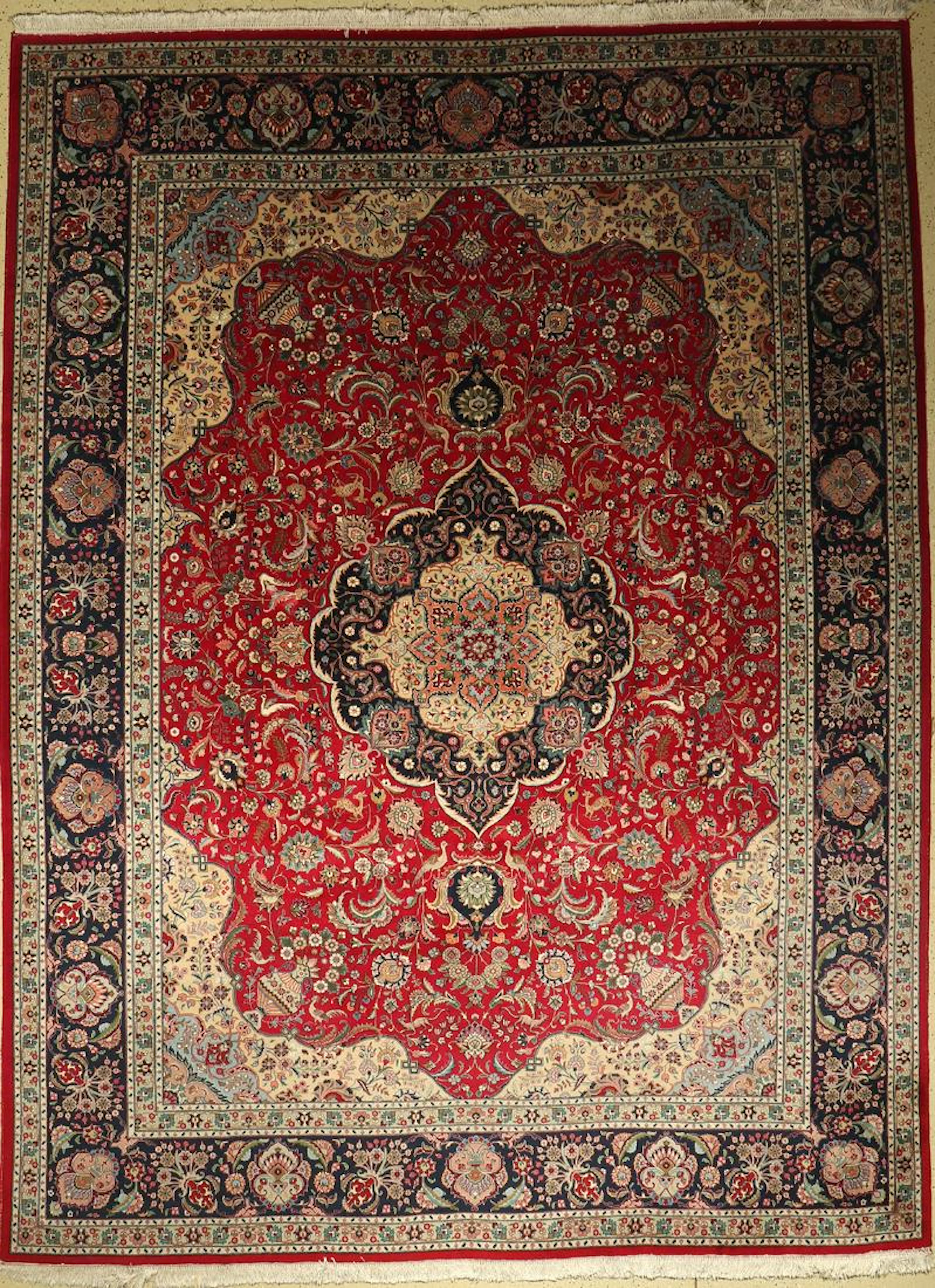 Tabriz fine Carpet, Persia, approx. 50 years, wool