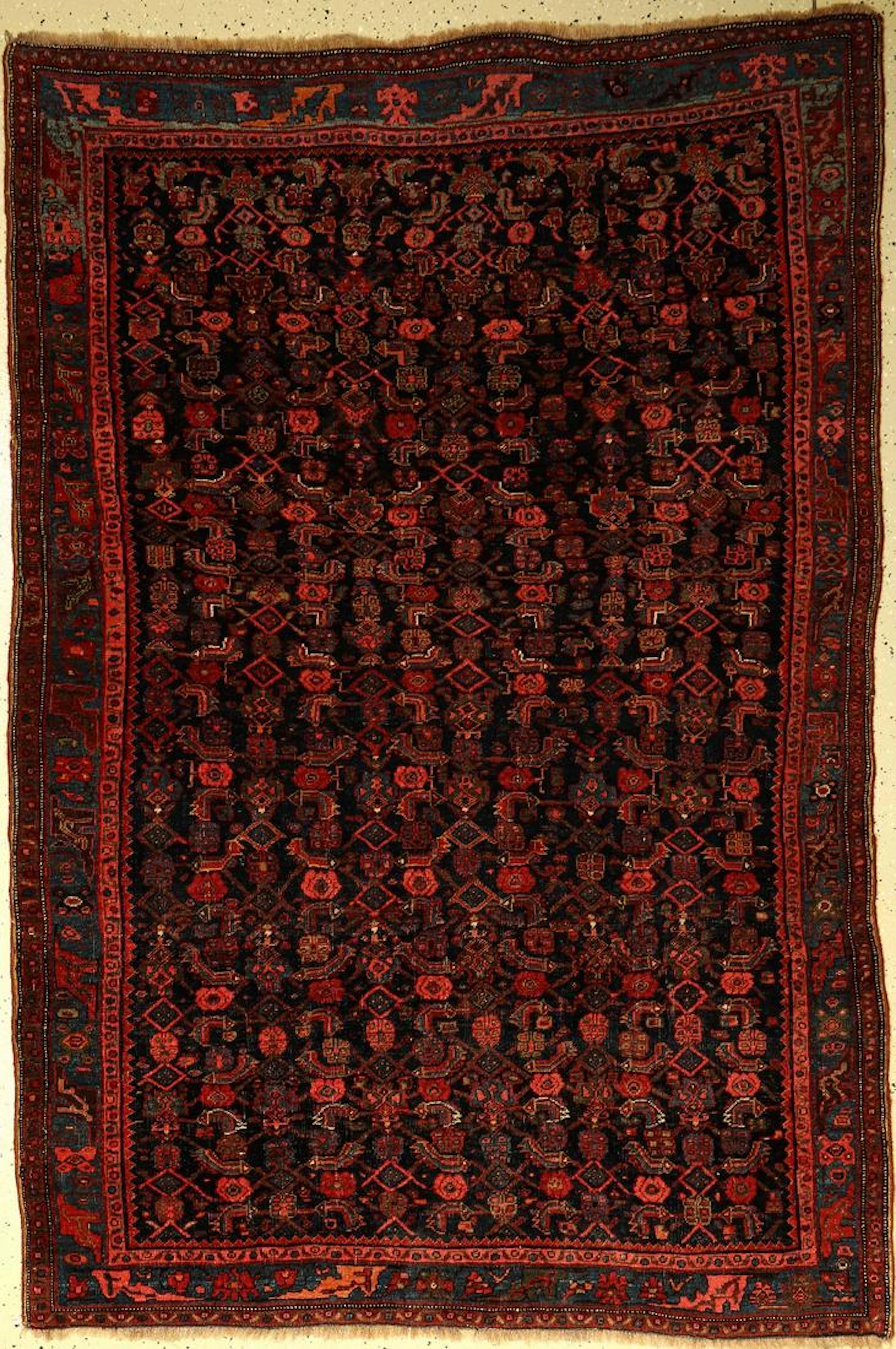 Antique Bidjar rug, Persia, around 1910, wool on wool