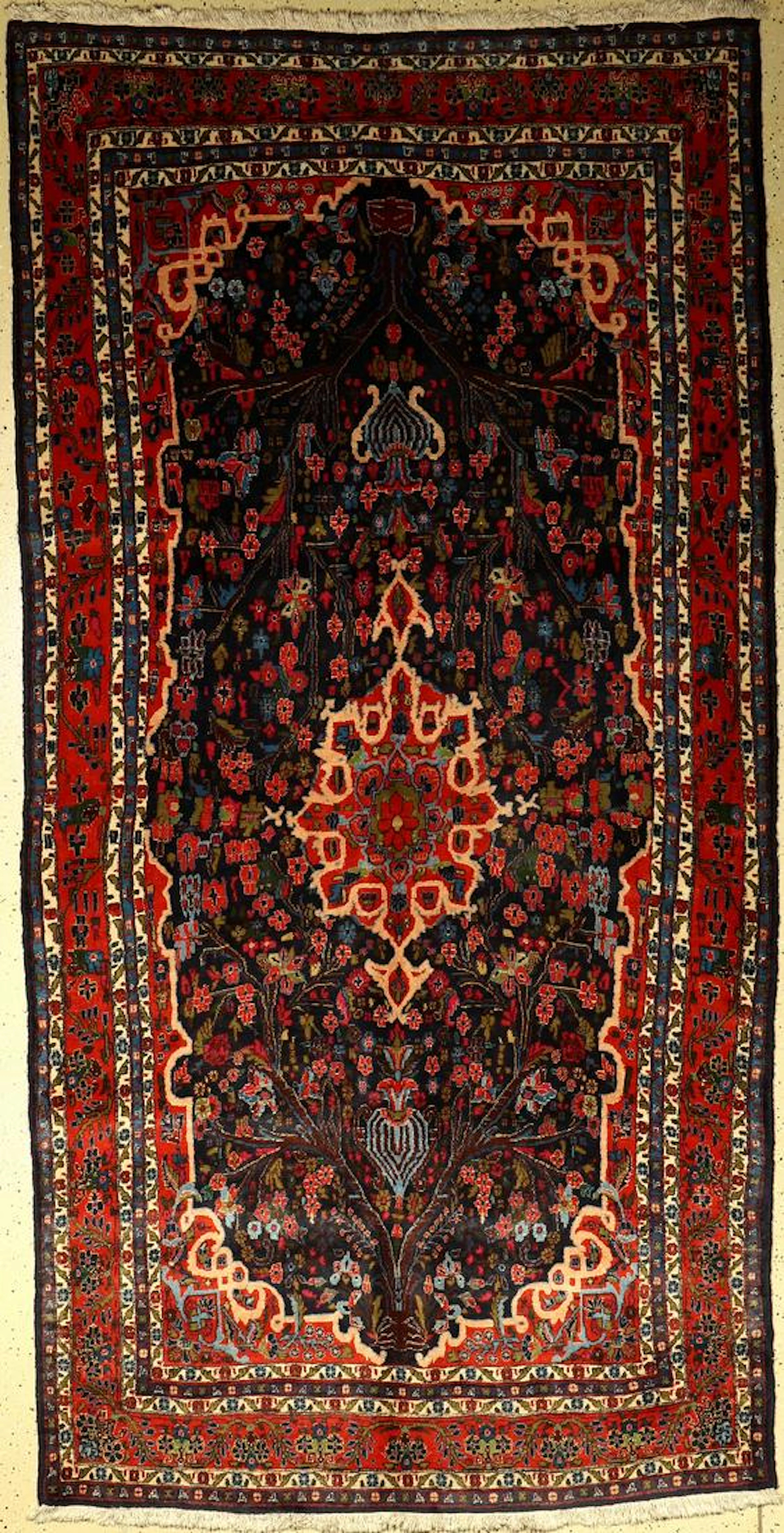 Bidjar old rug, Persia, approx. 60 years, wool on