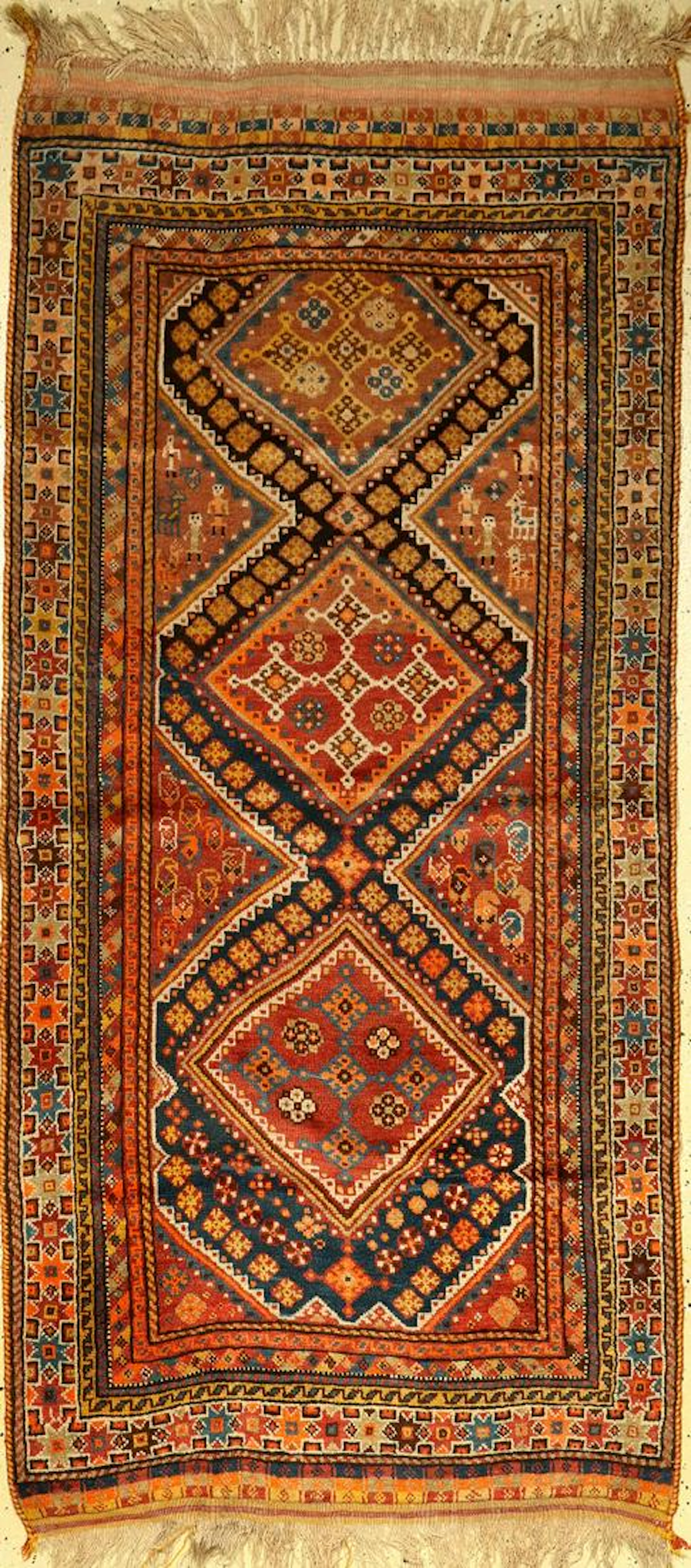 Qashqai old rug, Persia, around 1930, wool on wool