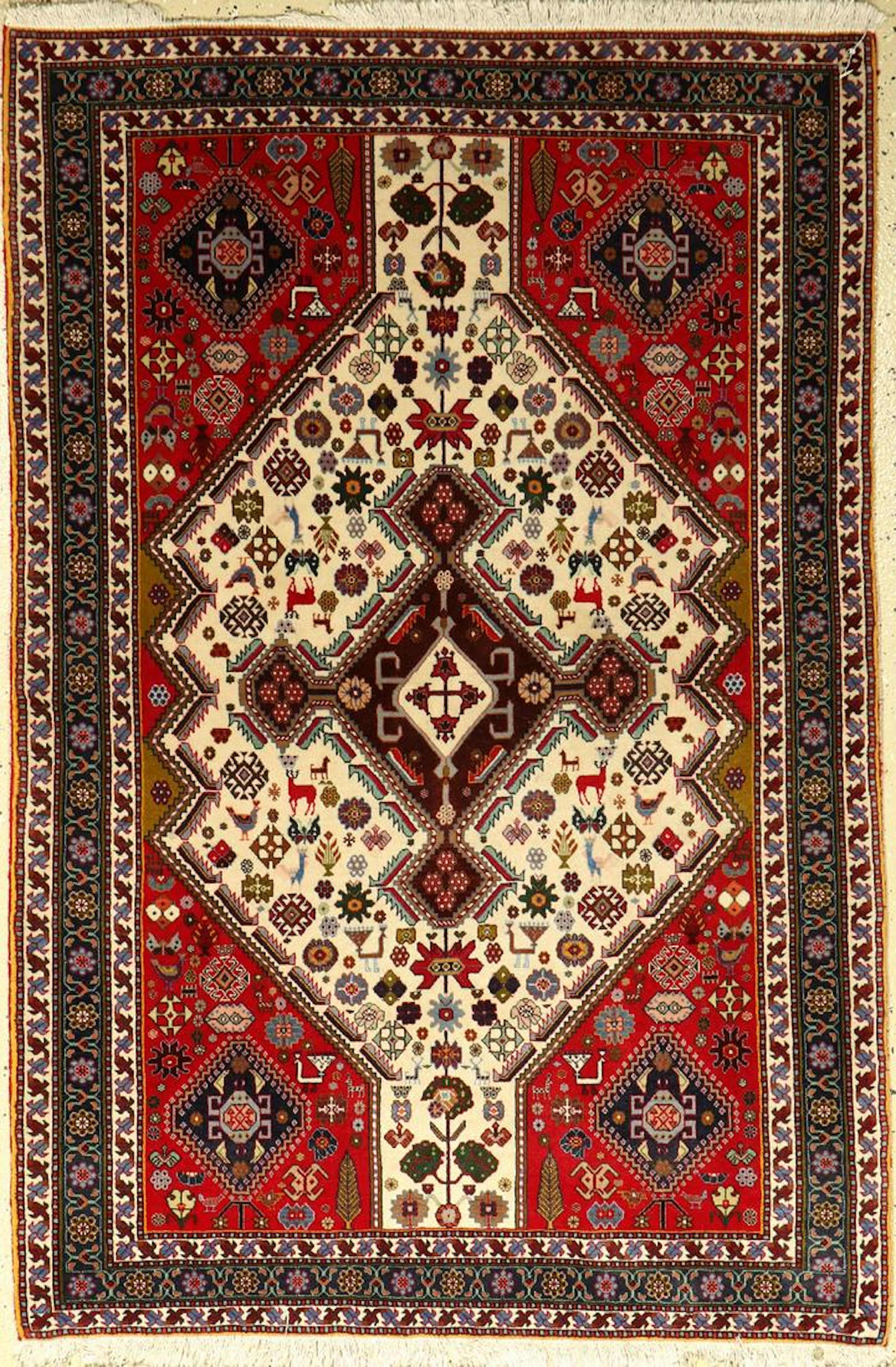 Bidjar old carpet, Persia, approx. 60 years, wool on