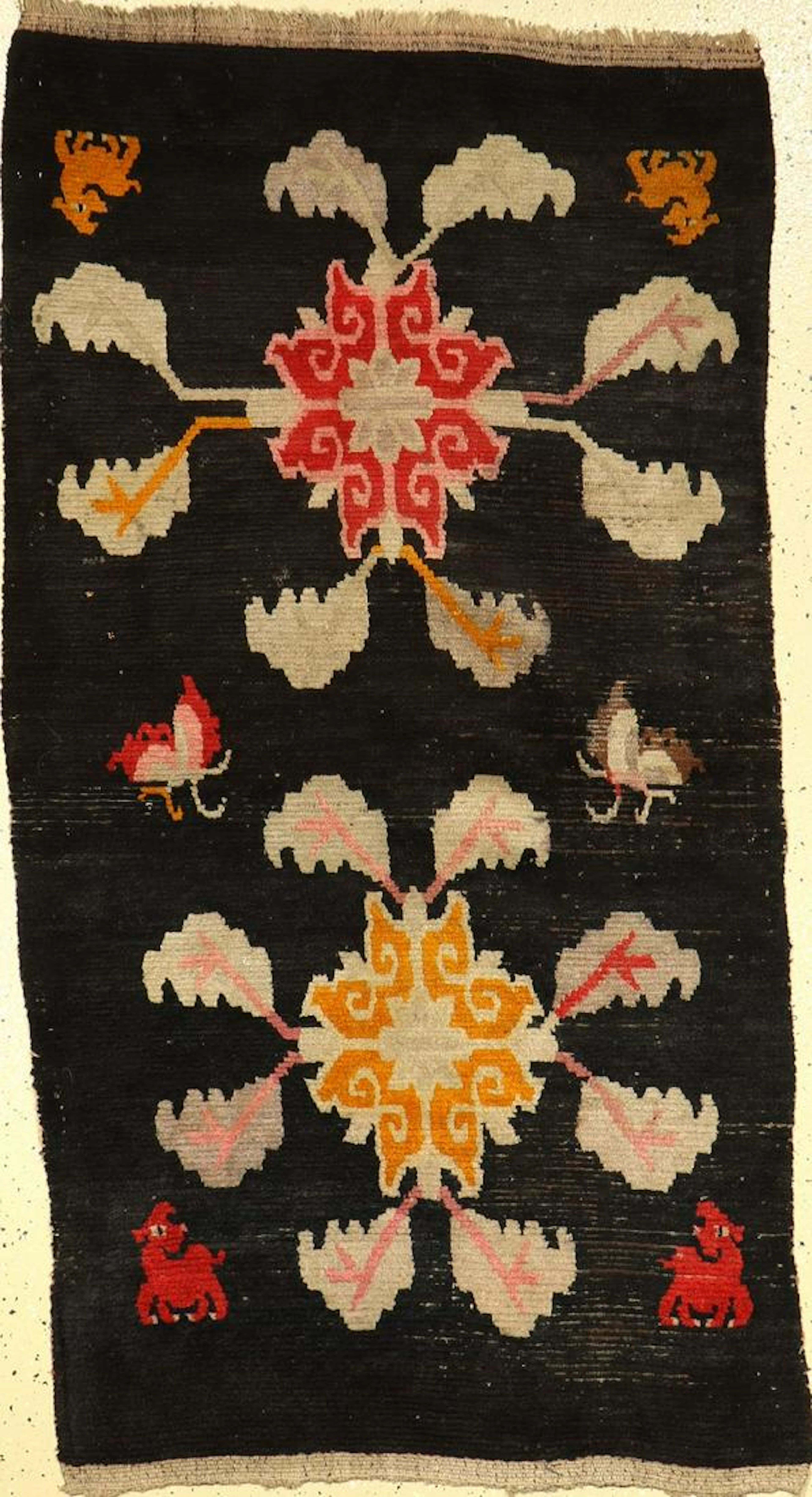 Khaden old, Tibet, around 1930, wool on wool, approx.