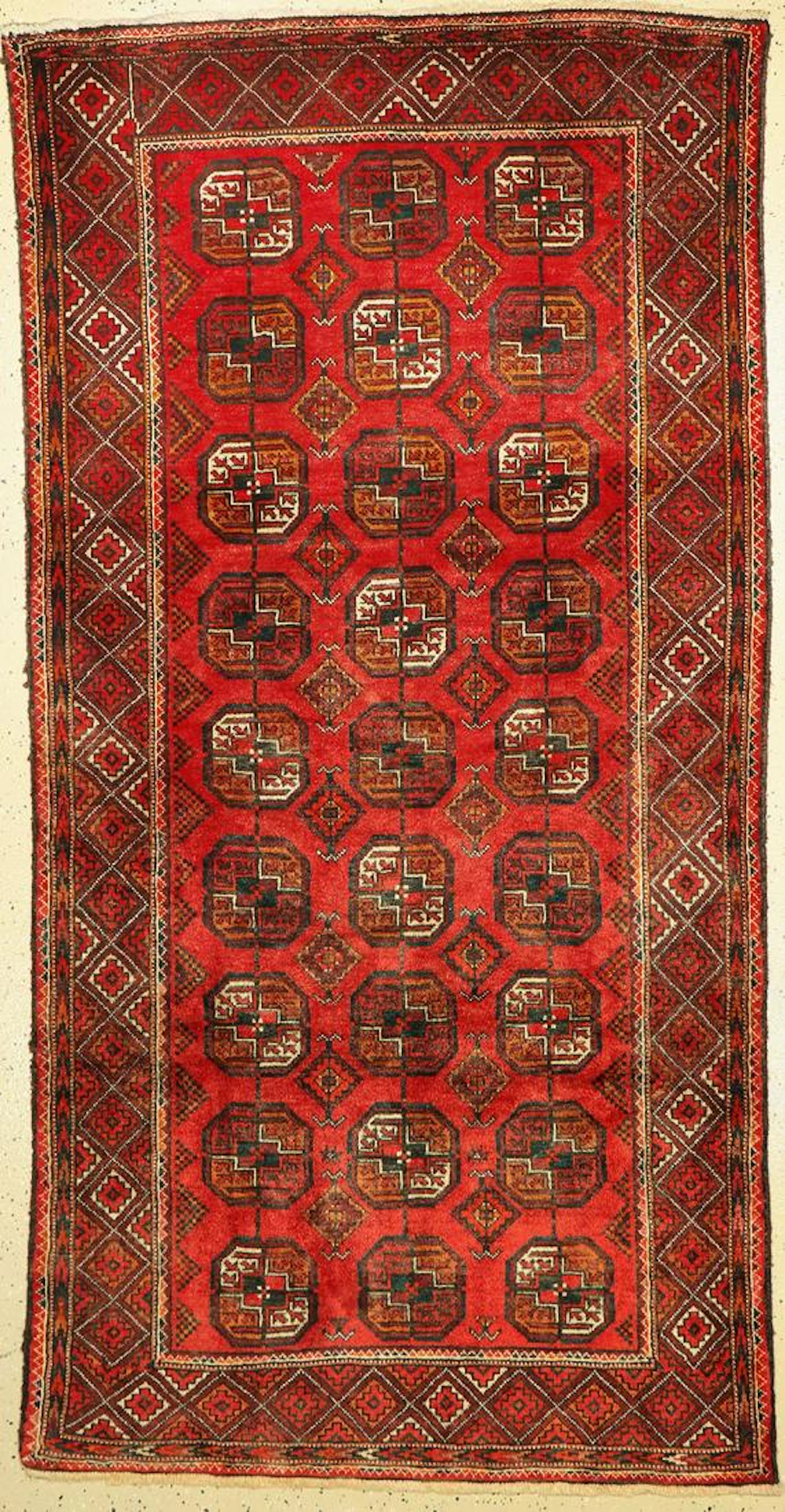 Baluch old, Persia, approx. 60 years, wool on wool