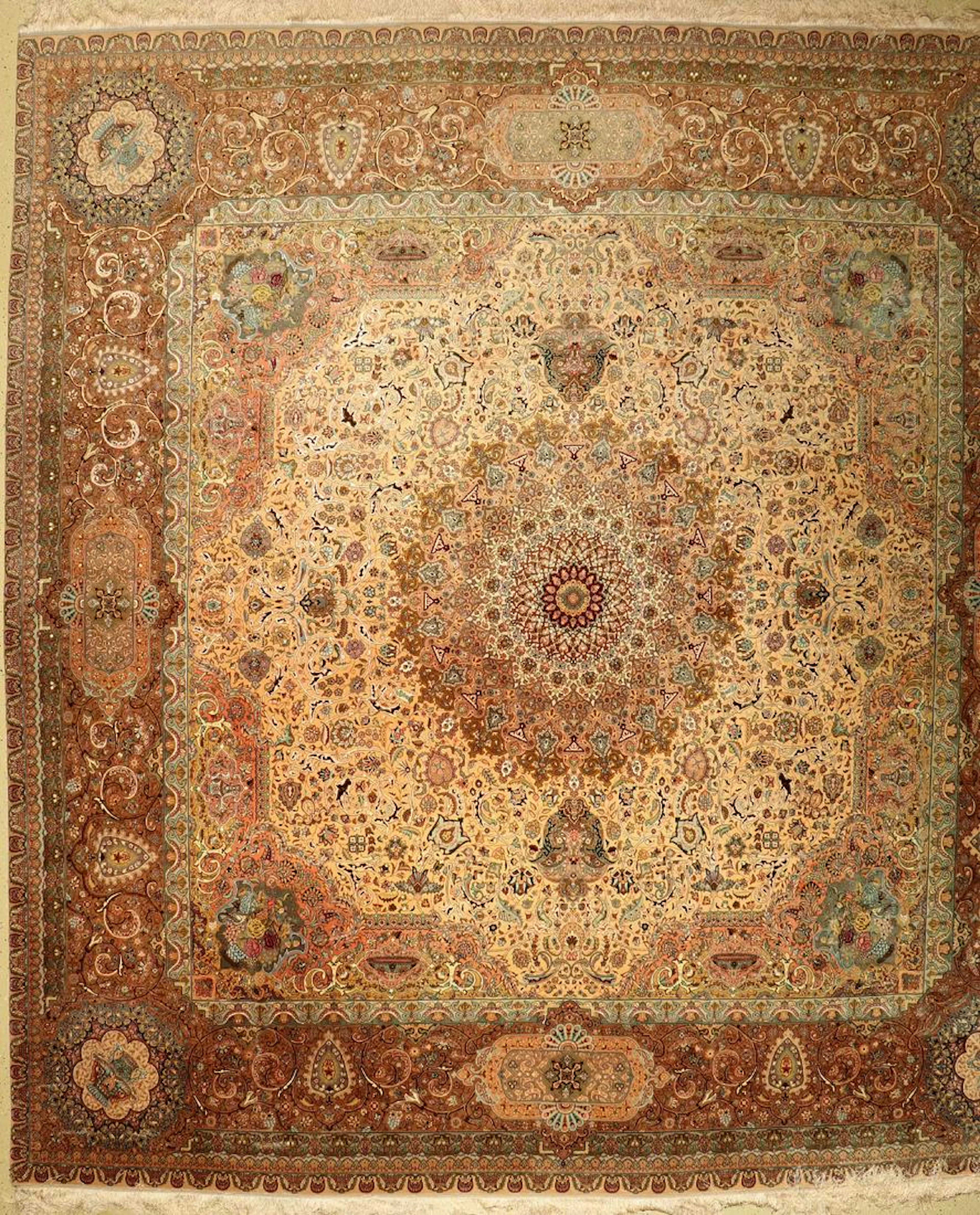 Tabriz fine (60 raj), Persia, approx. 50 years, wool