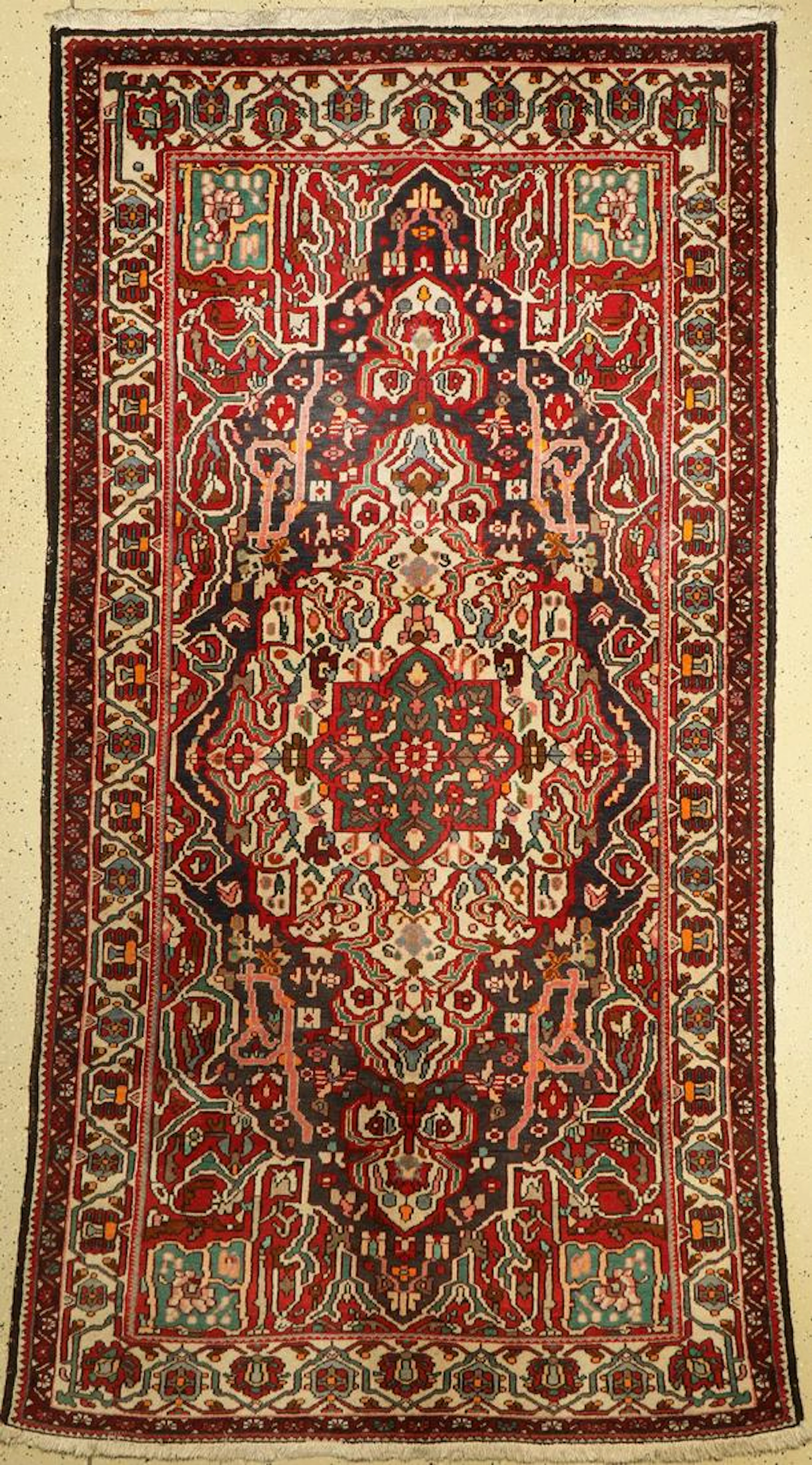 Bakhtiar old, Persia, approx. 60 years, wool on cotto