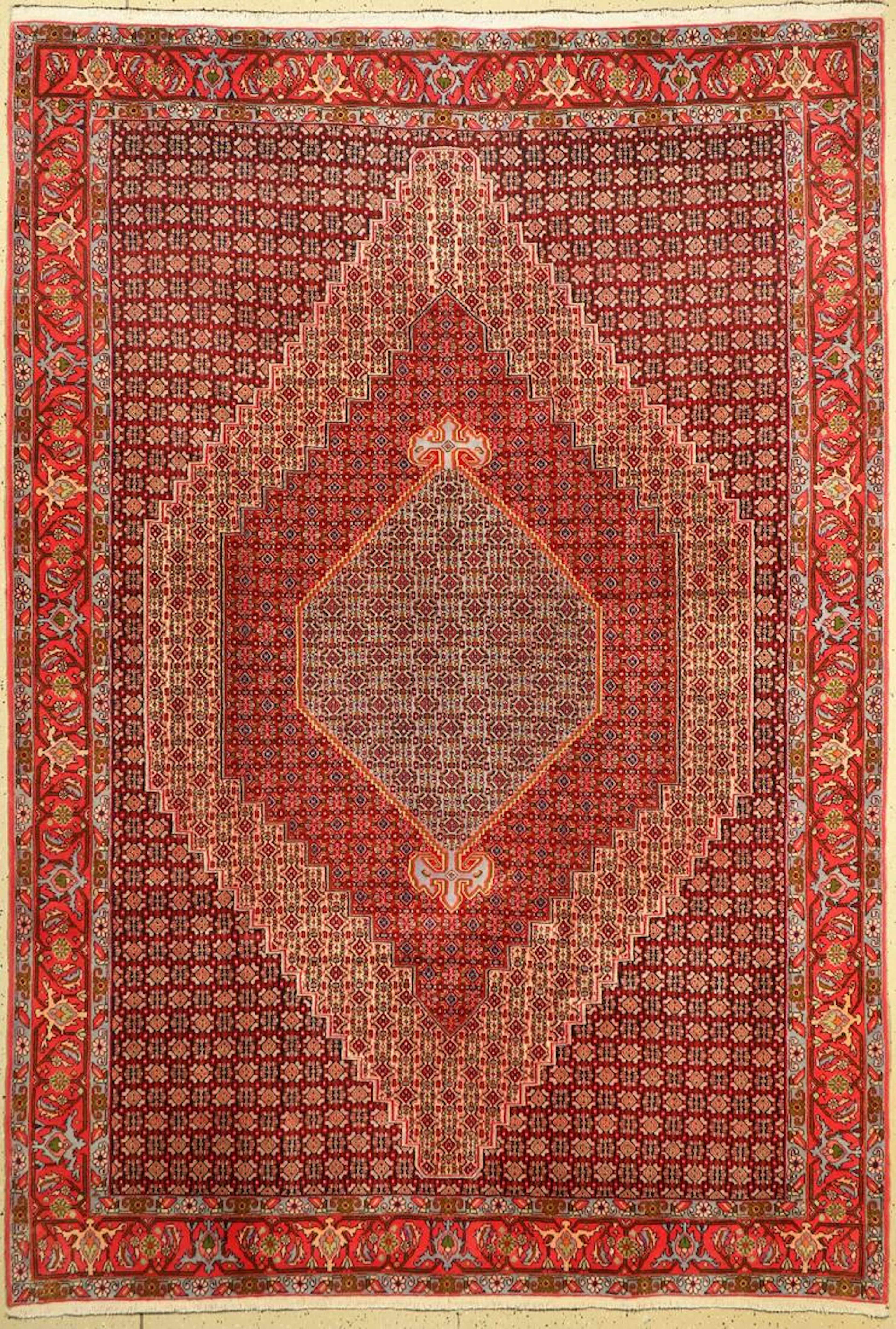 Senneh fine, Persia, approx. 40 years, wool oncotto