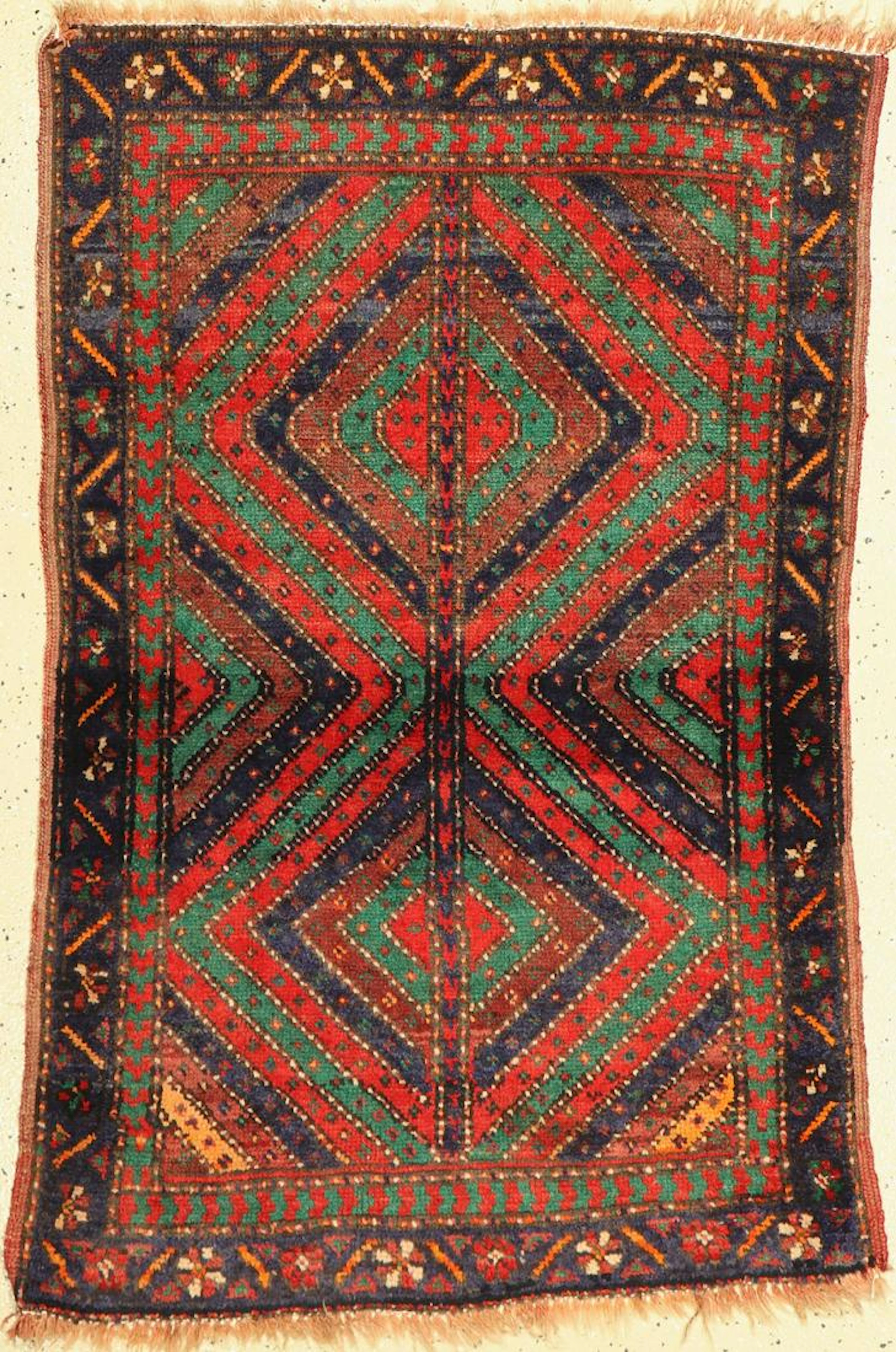 Khorasan Kordi old, Persia, around 1940, wool on wool
