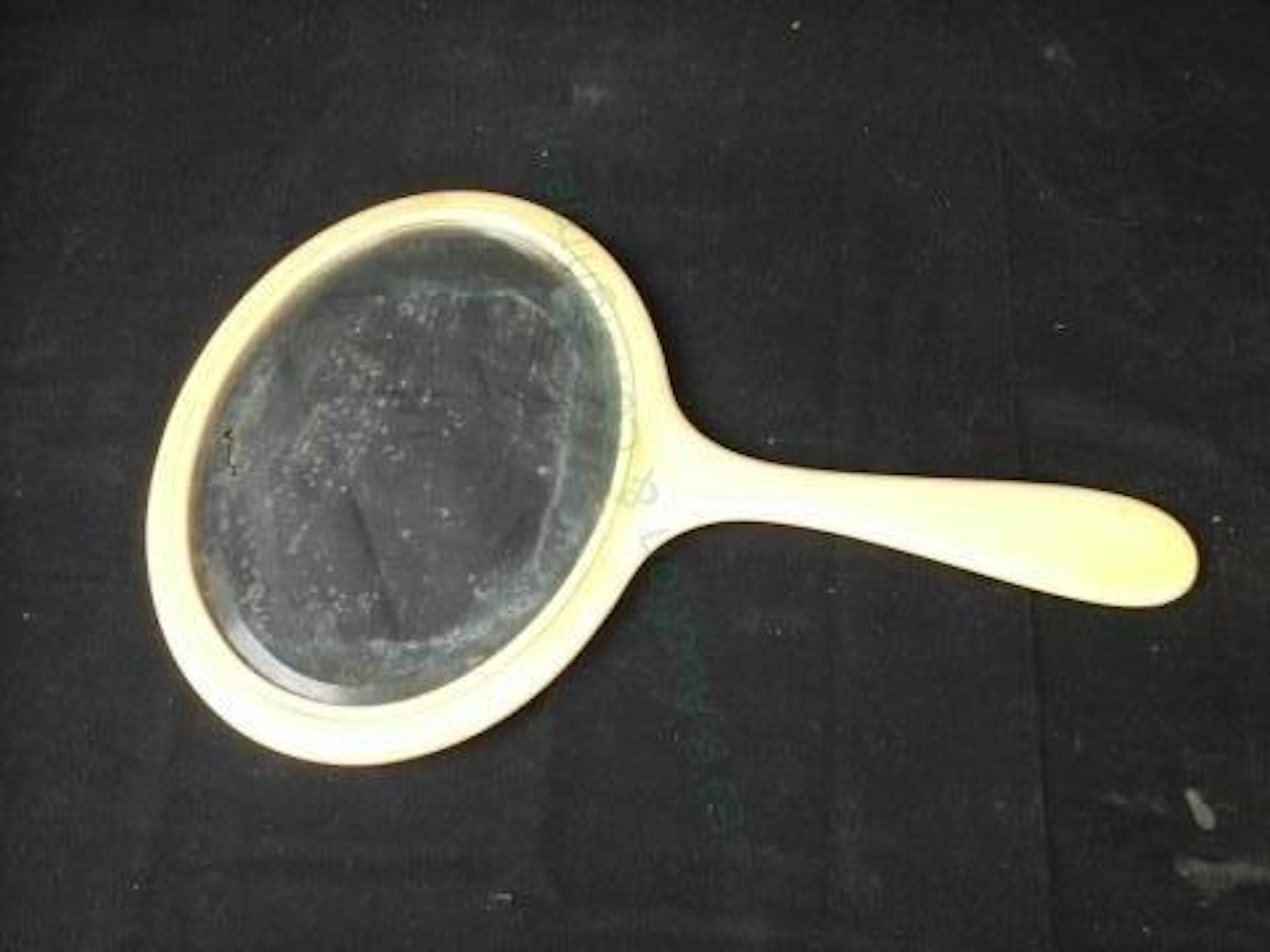 Antique English Usco-loid Lvory Mirror