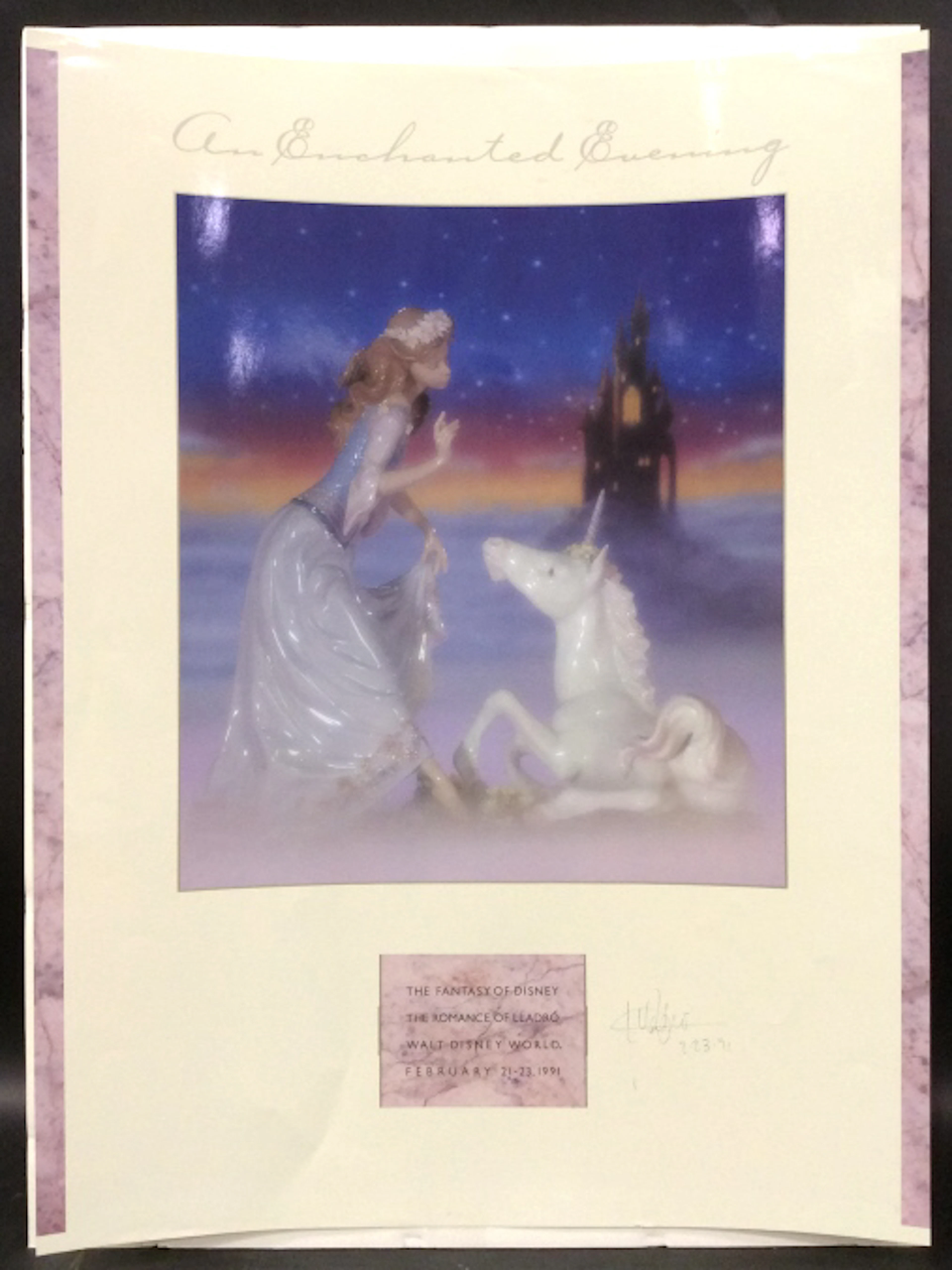 Fantasy Of Disney / Magic Of Lladro Signed Print