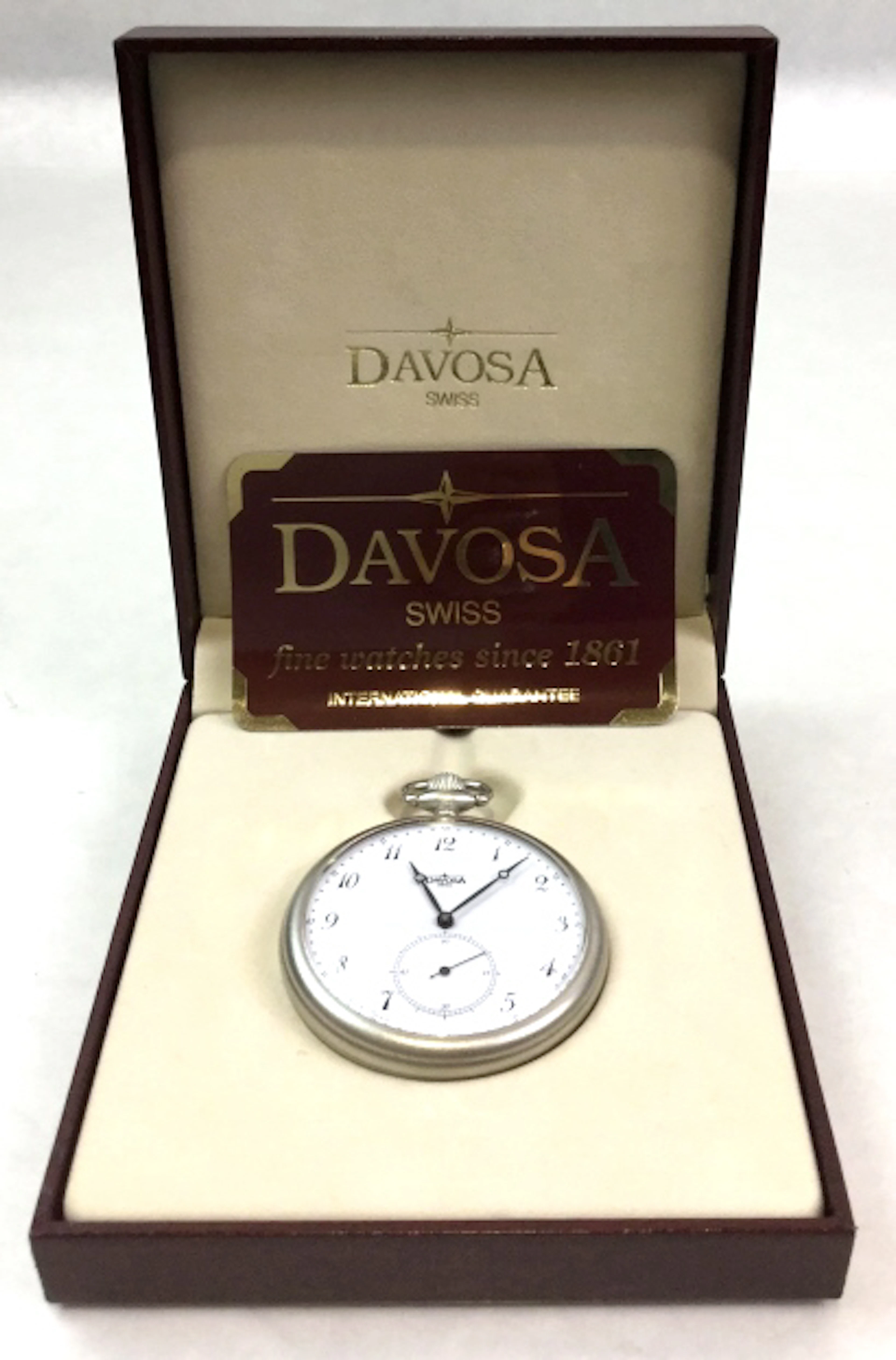 Davosa Swiss Pocket Watch In Box