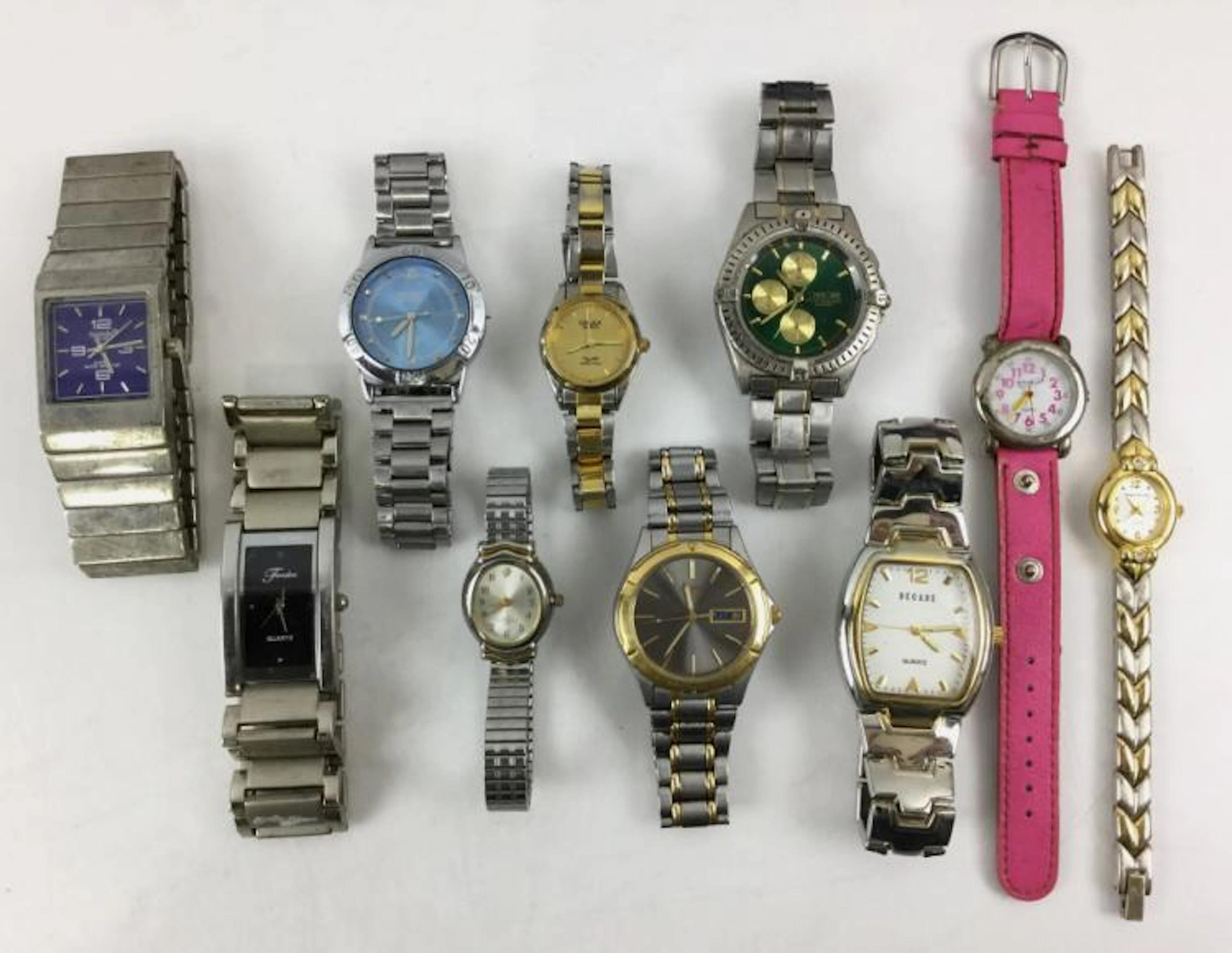 (10) Watches W/ Seiko, Cherokee, Omax, Etc.