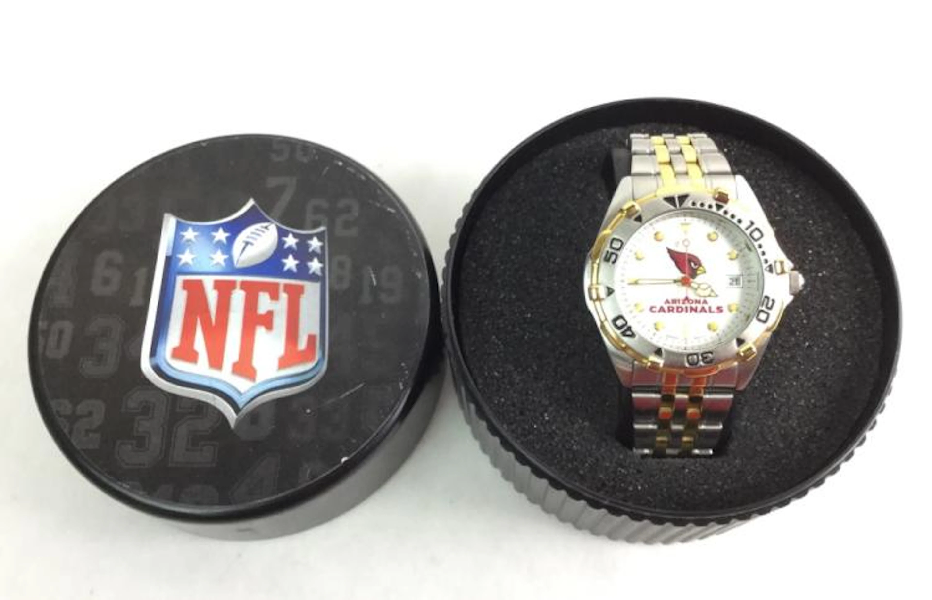 Logo Art Nfl Az Cardinals Men's Wrist Watch