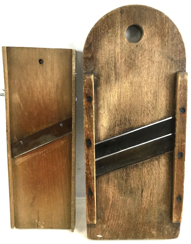 (2)pc Vintage/antique Kitchen Mandolin Slicers