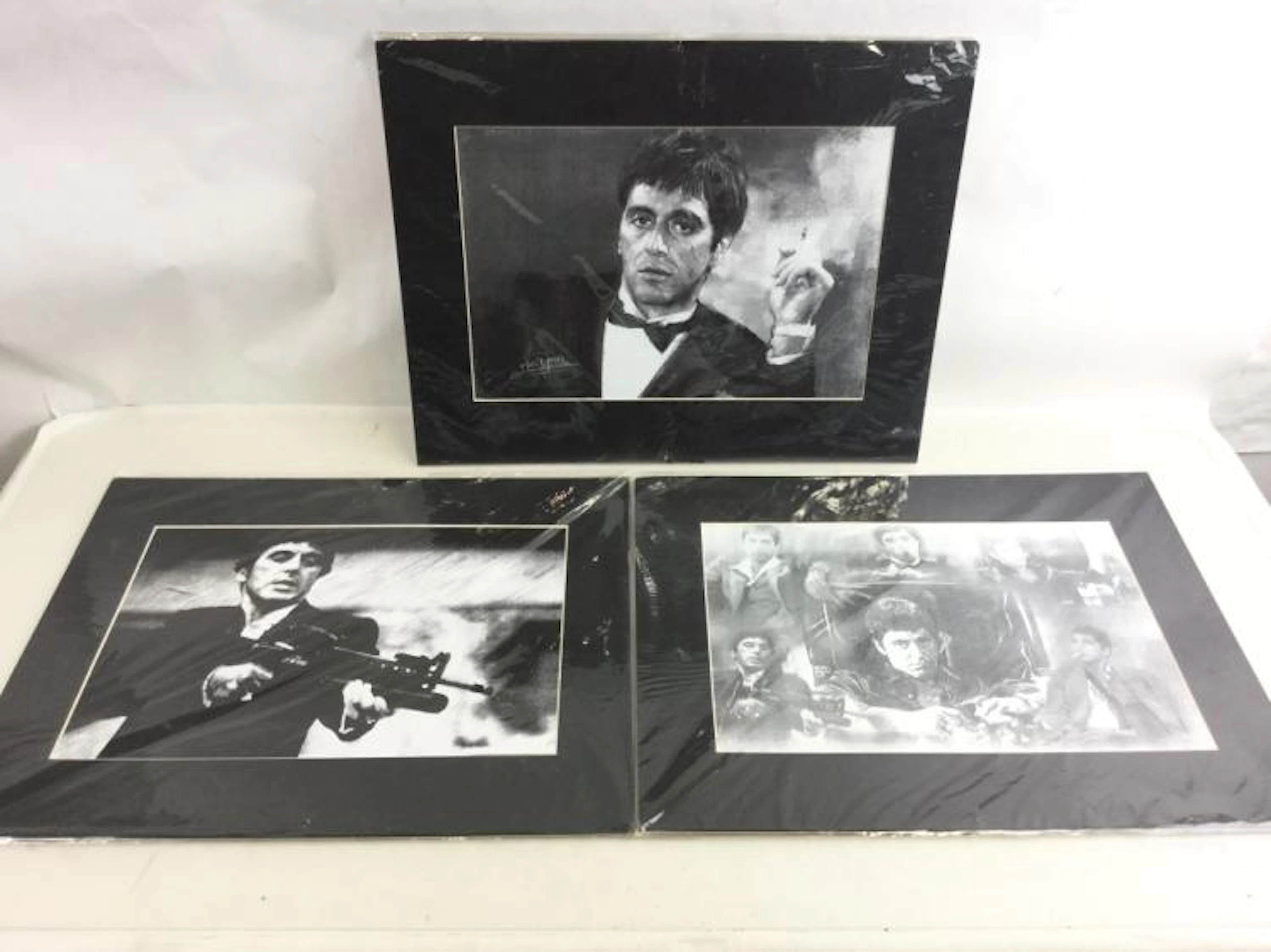 (3) Al Pacino Scarface Artwork Prints