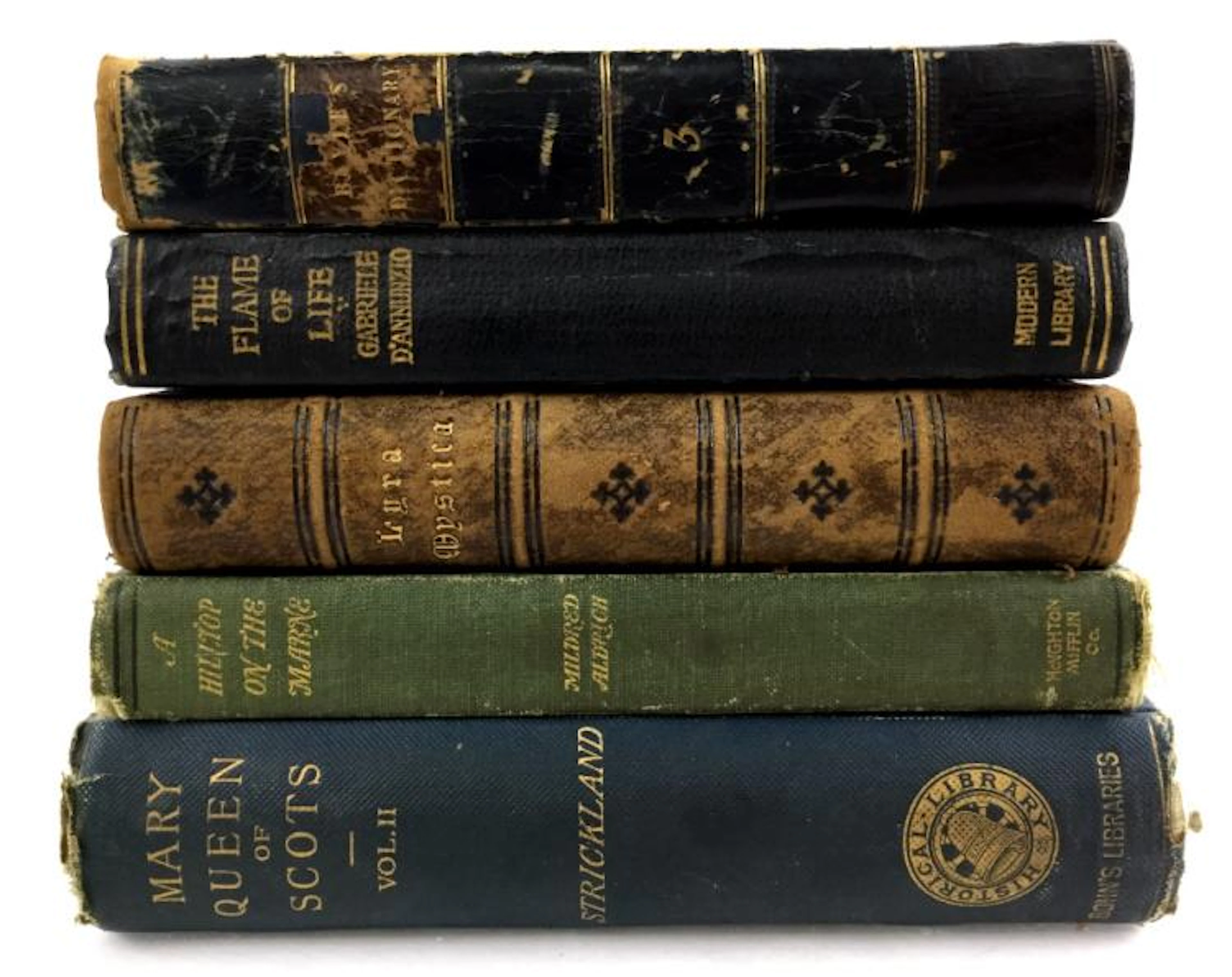 (5) Antique 19th & Early 20th Century Books