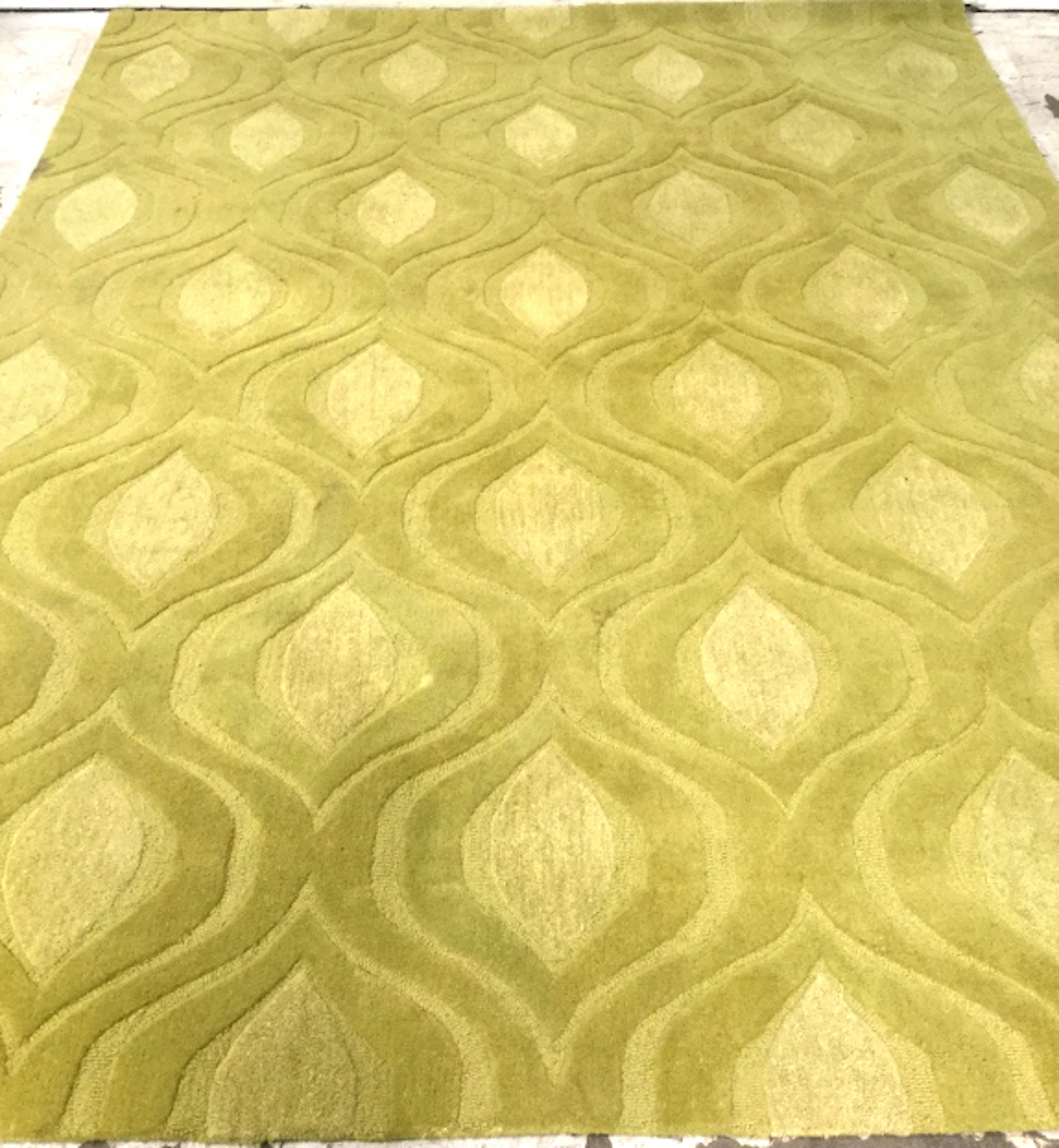 Dayln Lime Mid Modern Style Area Rug