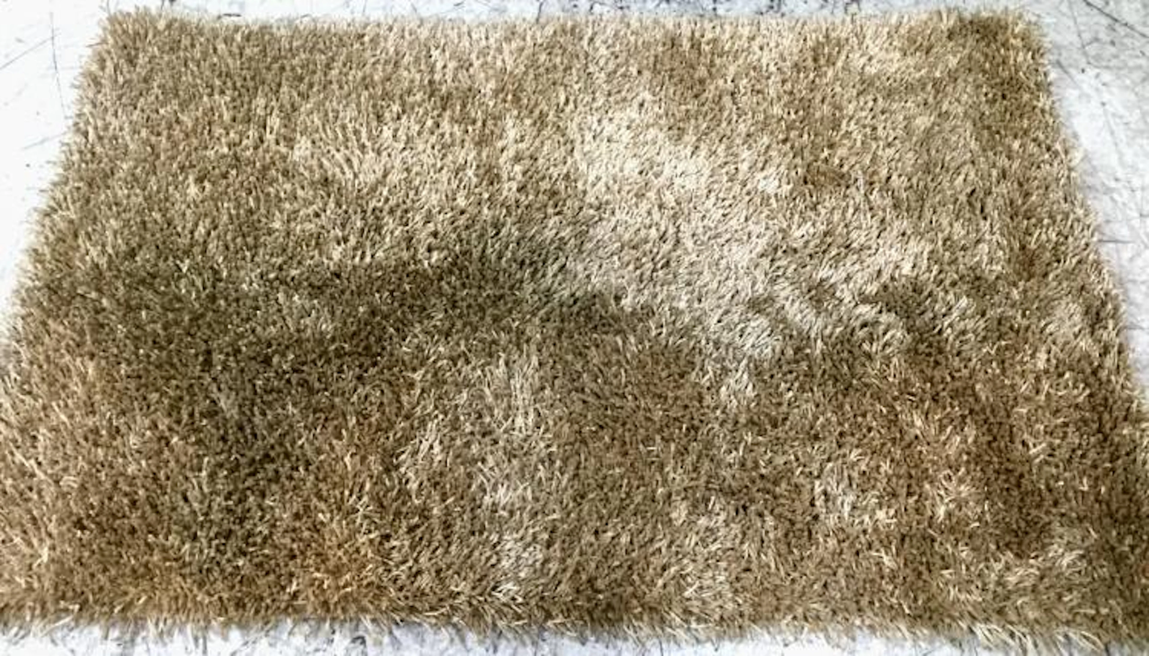 Contemporary Indian Wool Shag Rug