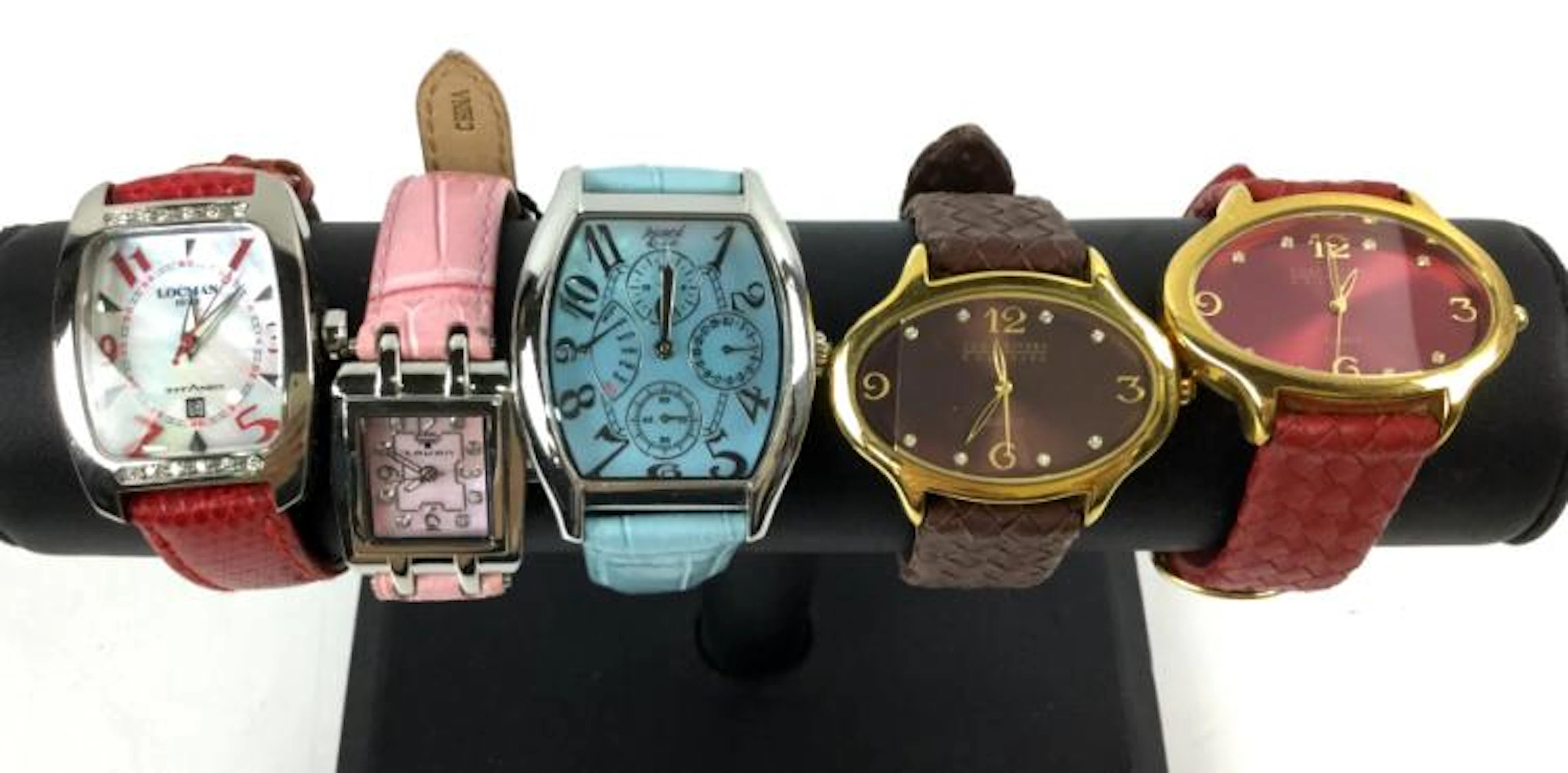 (5) Fashion Watches W/ Joan Rivers, Locman,