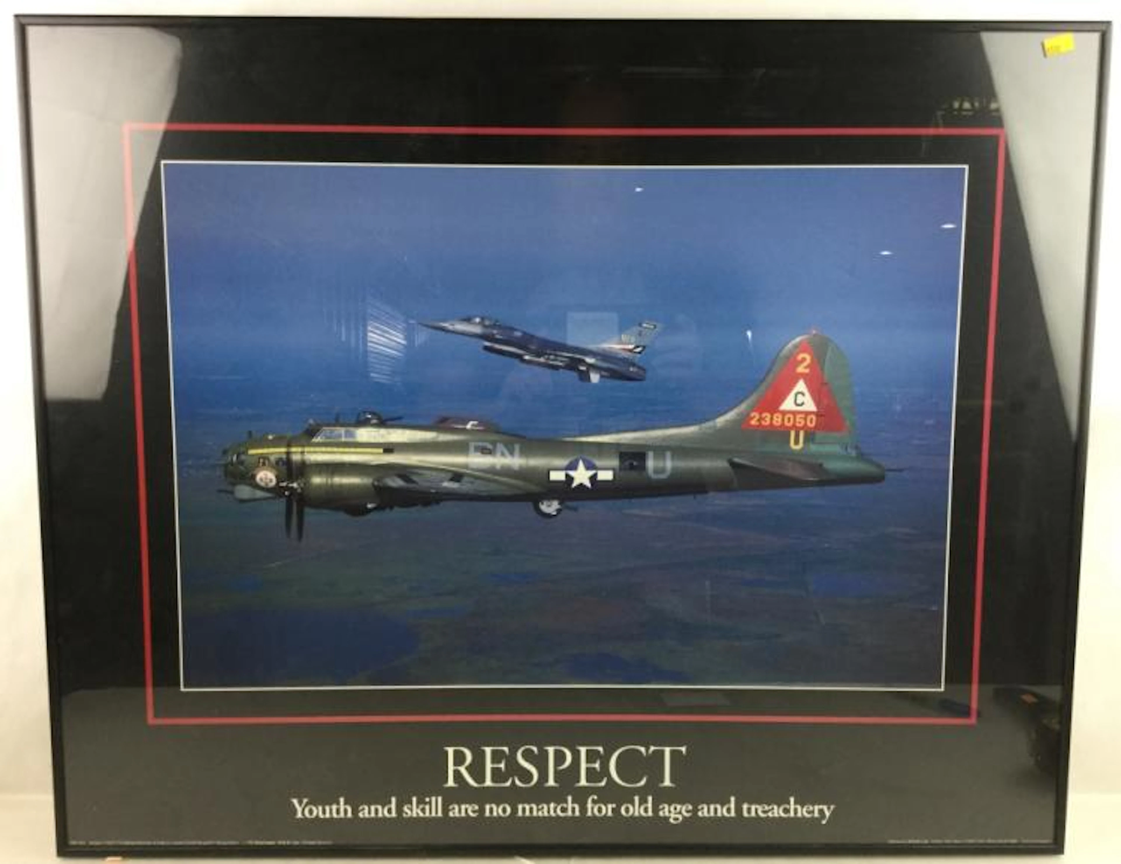 Framed Inspirational Poster About "respect"