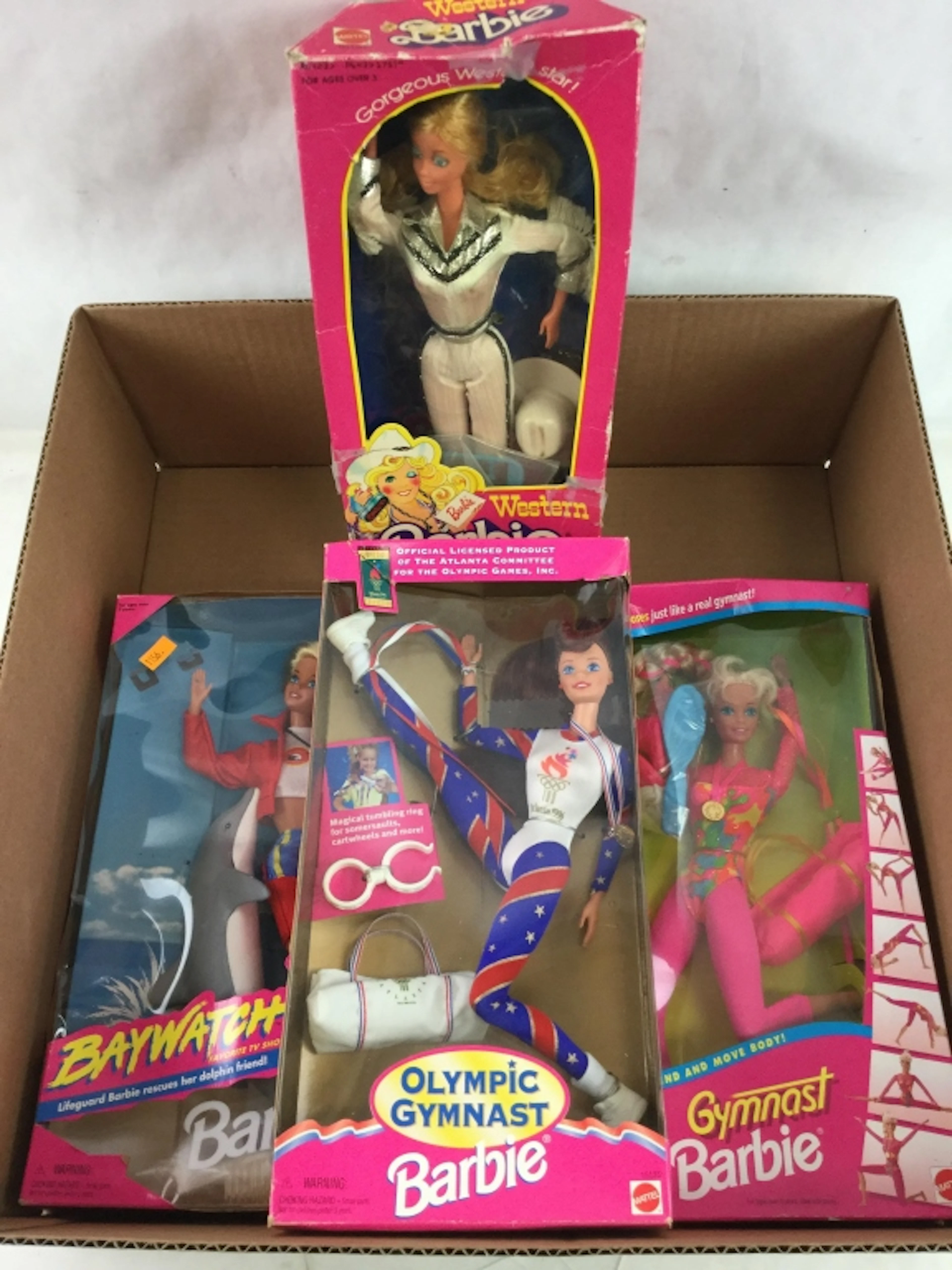(4) Barbie Dolls In Original Packaging Featuring