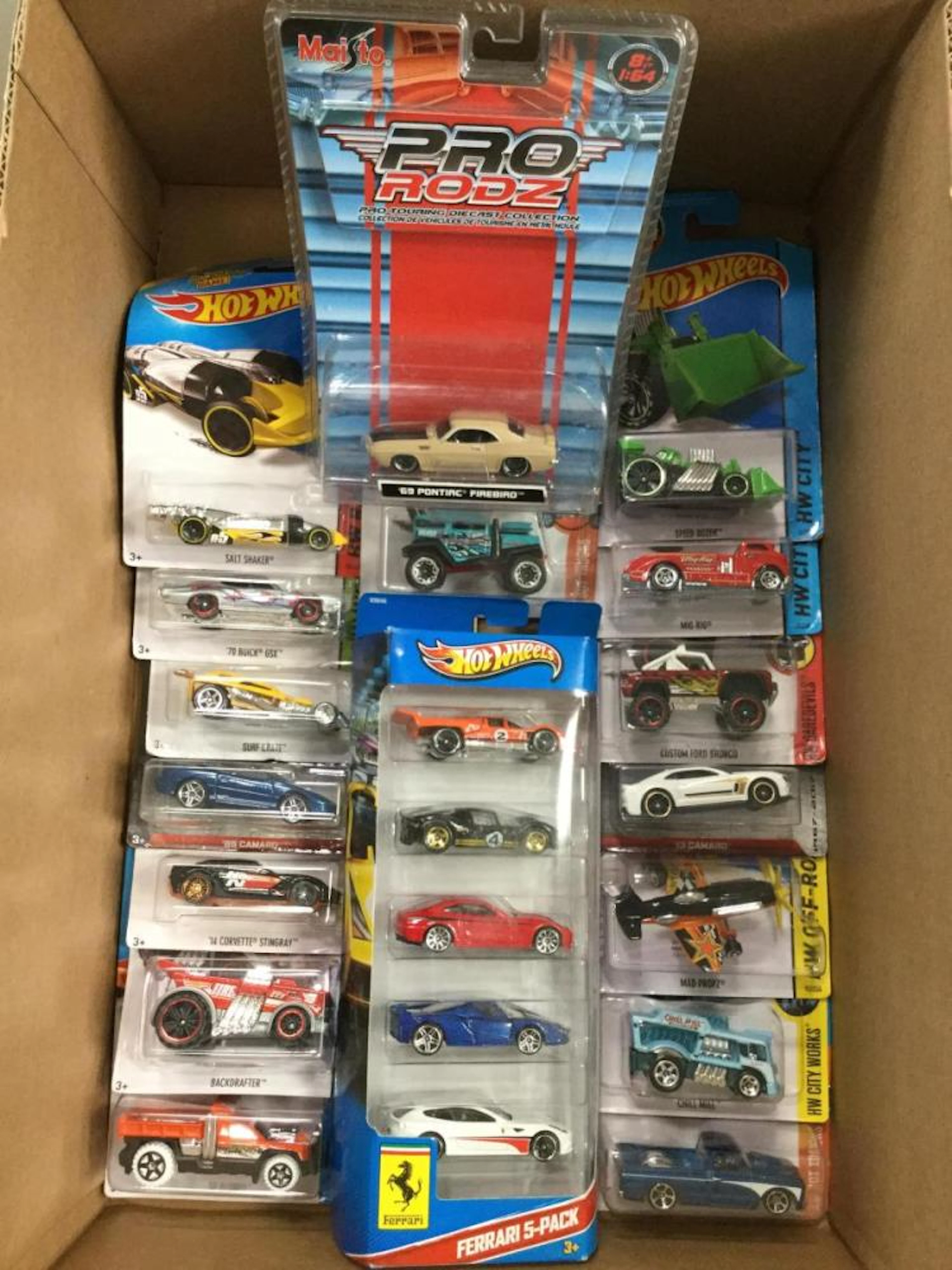 (21) Diecast Cars In Original Packaging