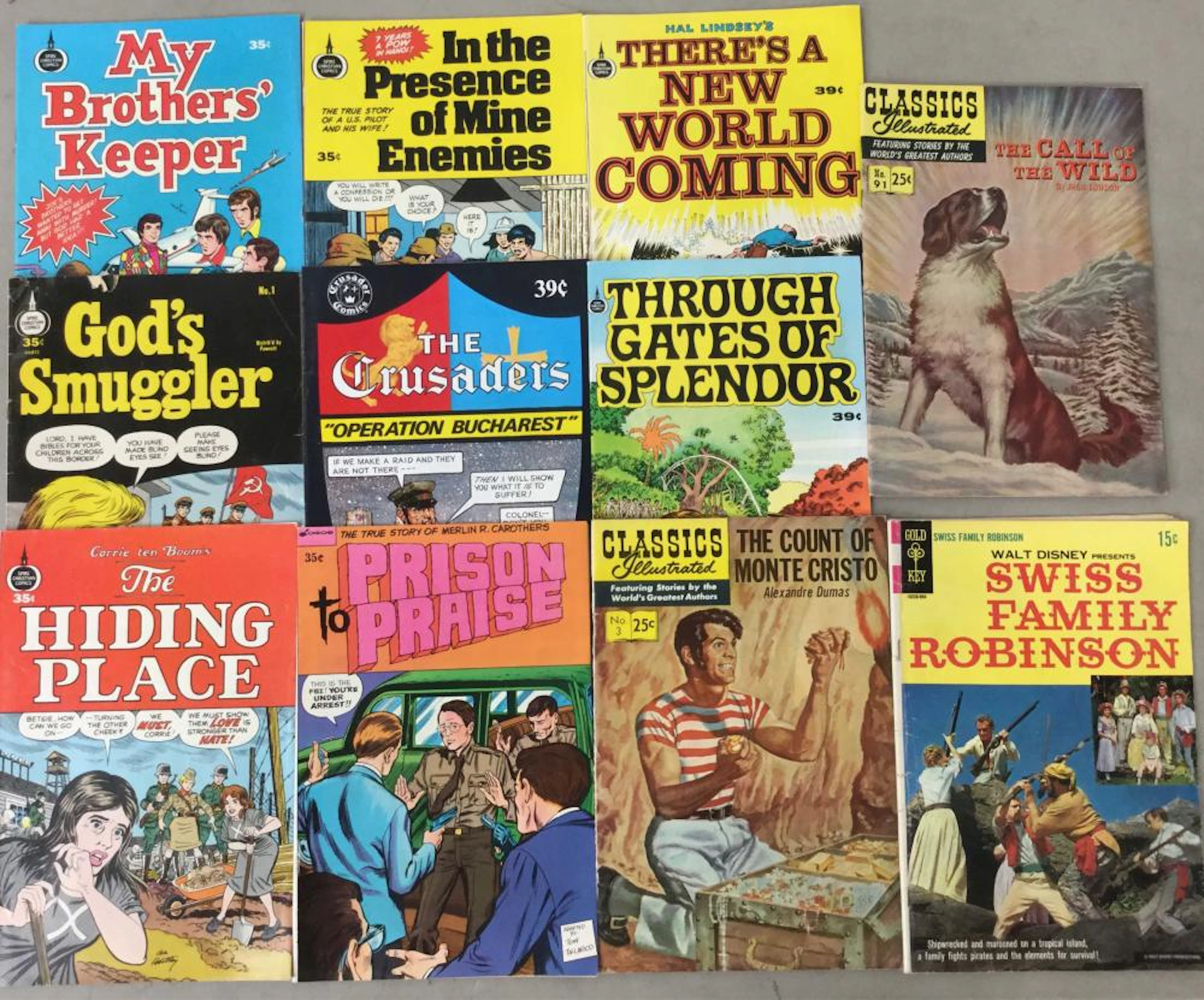 (11) Vintage Comic Books By Gold Key, Classics
